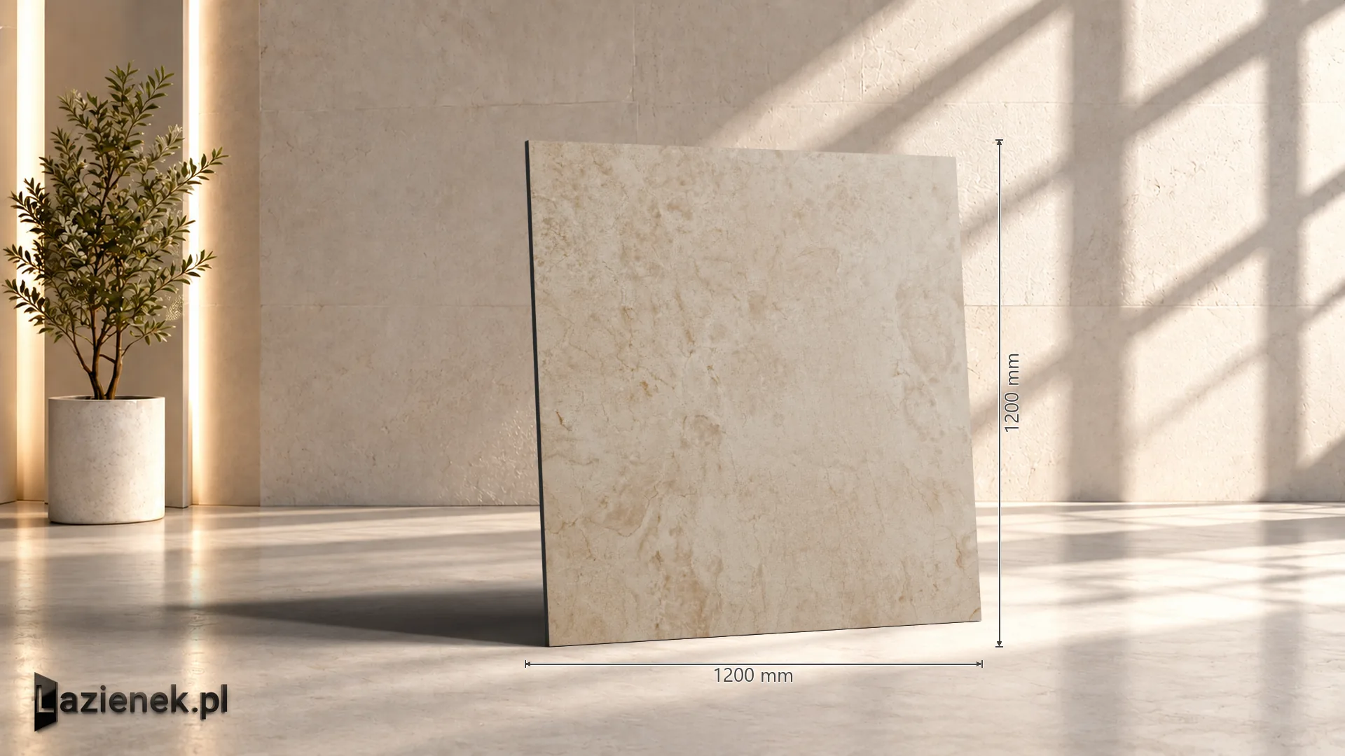 Marazzi Grande Marble Look Crema Marfil strukturalna 120x120 cm gr. 6 mm - płytka rektyfikowana/MEML