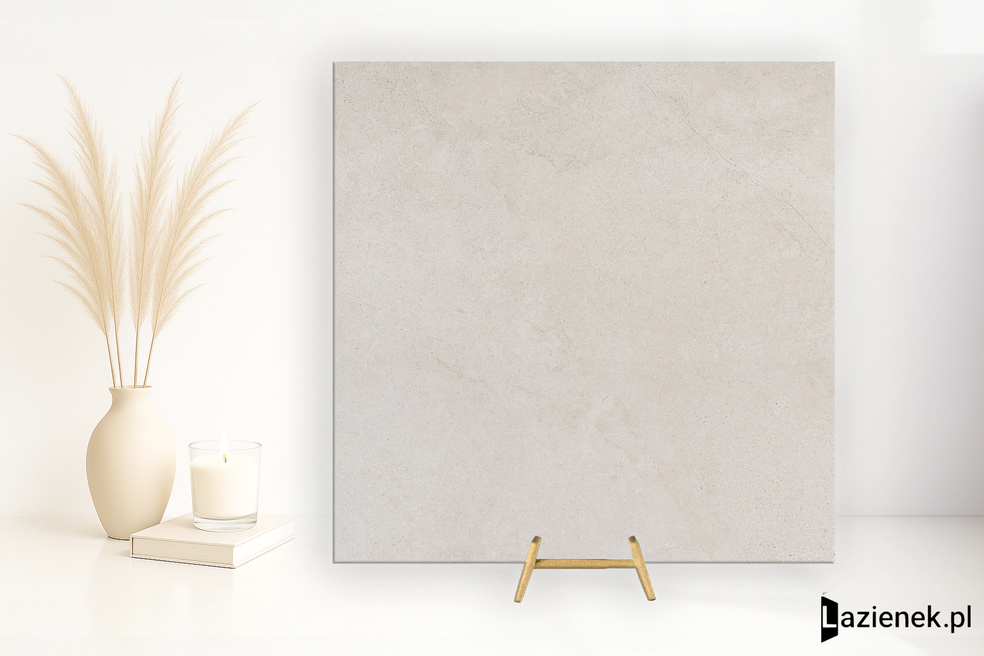 Marazzi Mystone Kashmir Bianco strukturalna 60x60 cm gr. 10 mm - płytka rektyfikowana/MLP9