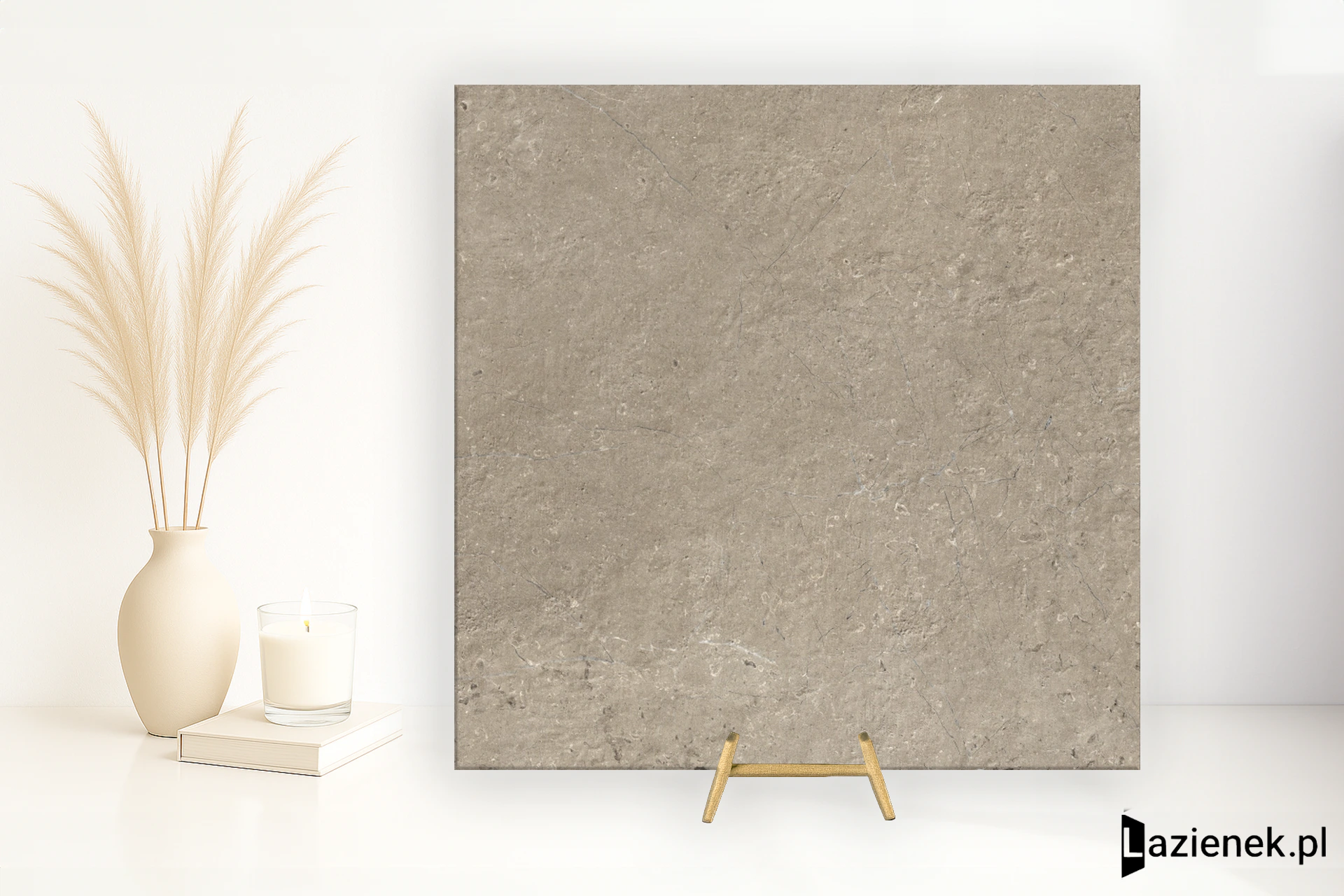 Marazzi Mystone Limestone Taupe błyszcząca 80x80 cm gr. 20 mm - płytka rektyfikowana/M7FH