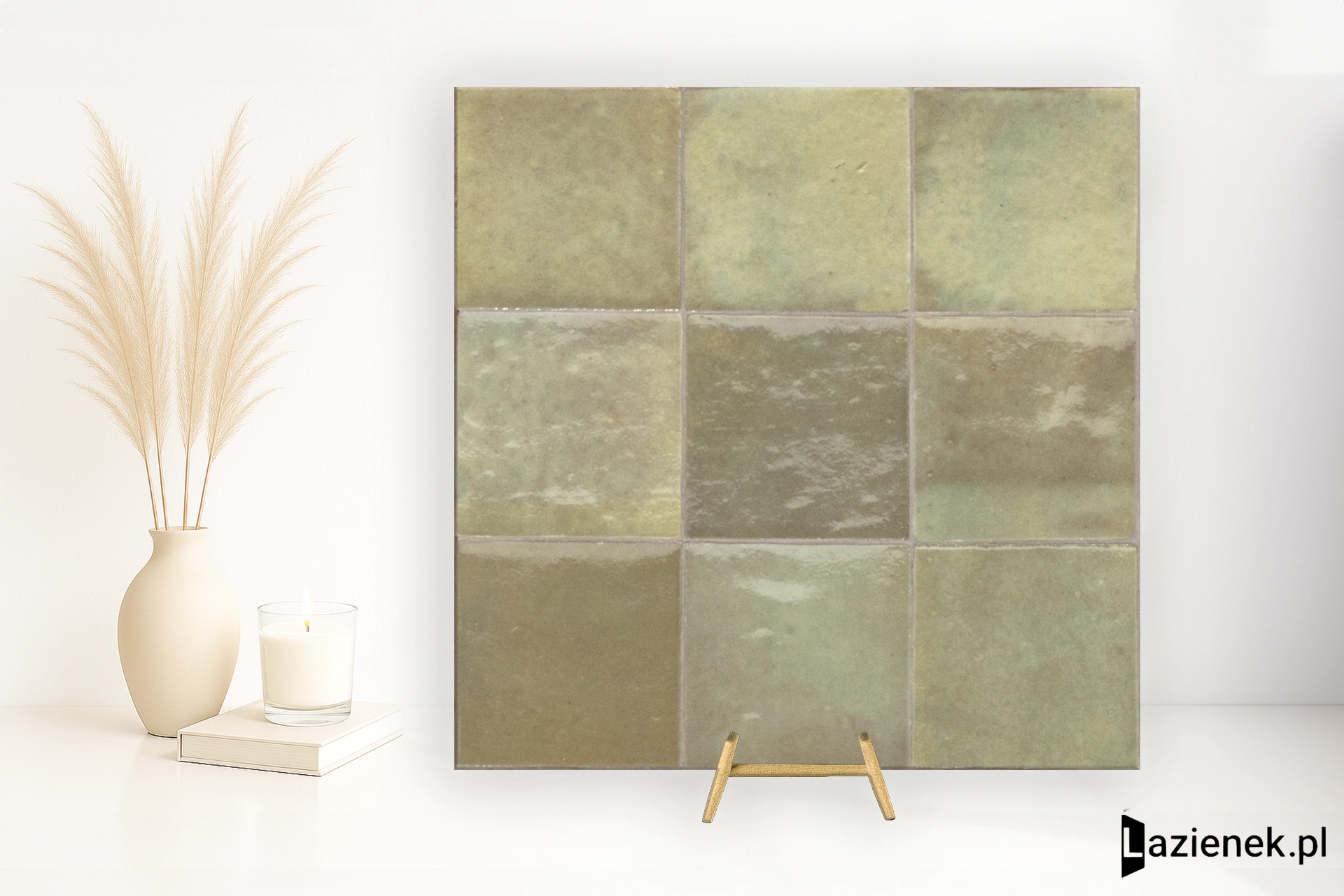 Marazzi Zellige Salvia połysk 10x10 cm gr. 10 mm - płytka nierektyfikowana / M5P3