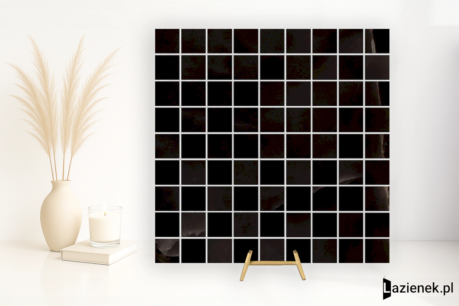 Marazzi Allmarble Onice Nero strukturalna 30x30 cm gr. 10 mm - płytka nierektyfikowana/MPAP