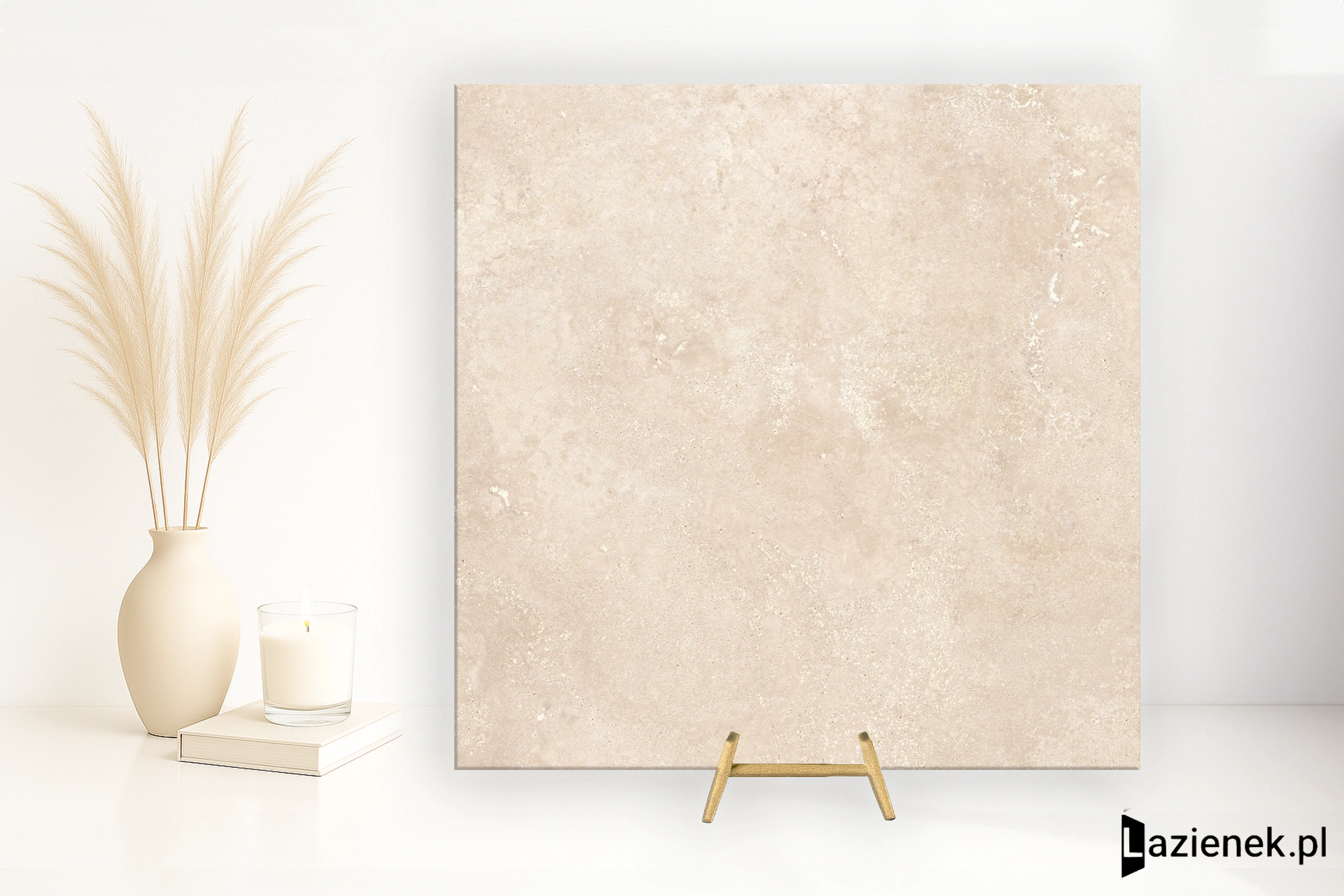 Marazzi Fabula Travertino Cross Beige struktura 100x100 cm MPMG - płytka rektyfikowana