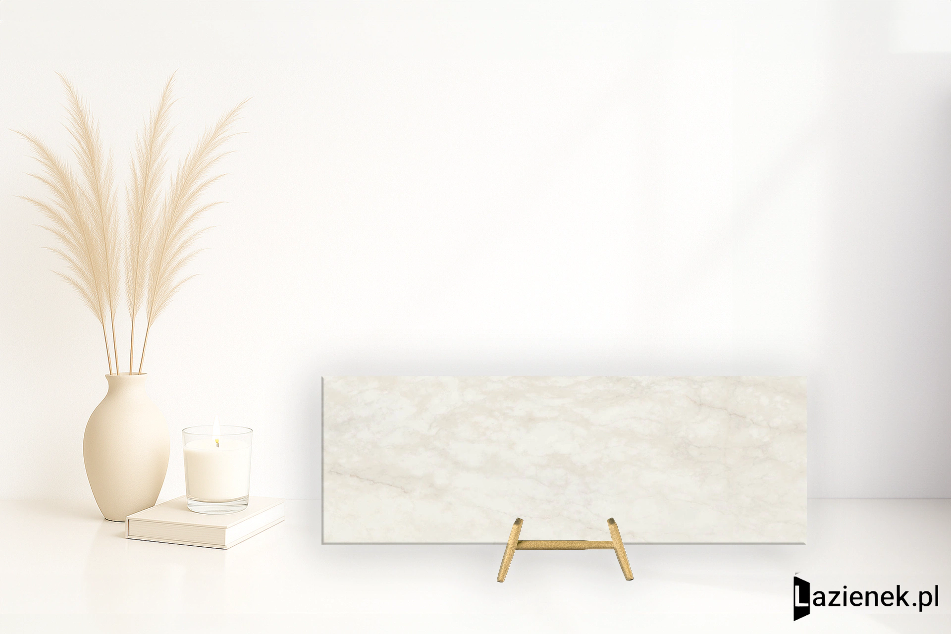 Marazzi Marbleplay Calacatta mat 30x90 cm M4NW - płytka rektyfikowana