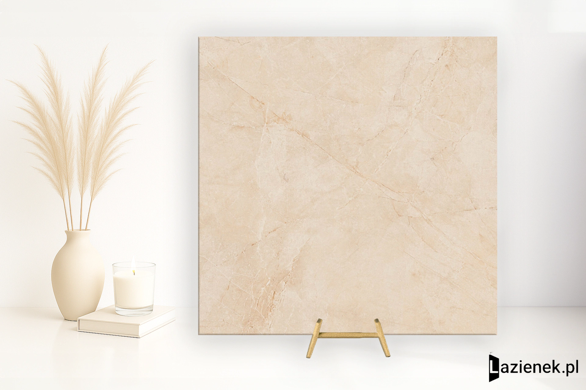 Marazzi Marbleplay Marfil poler 58x58 cm M4LU - płytka rektyfikowana