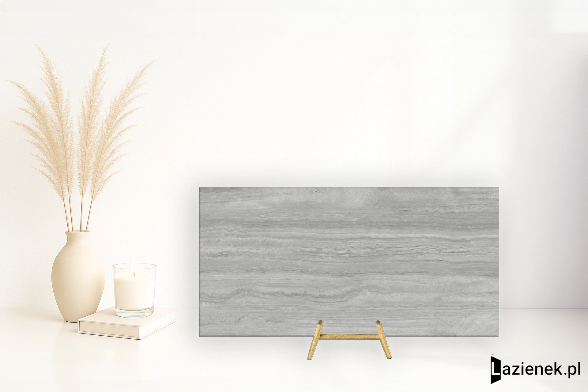 Marazzi Marbleplay Travertino Grigio mat 60x120 cm M4LA - płytka rektyfikowana