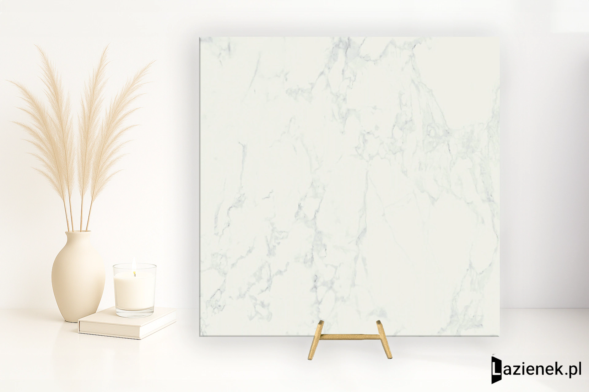Marazzi Marbleplay White poler 58x58 cm M4LR - płytka rektyfikowana
