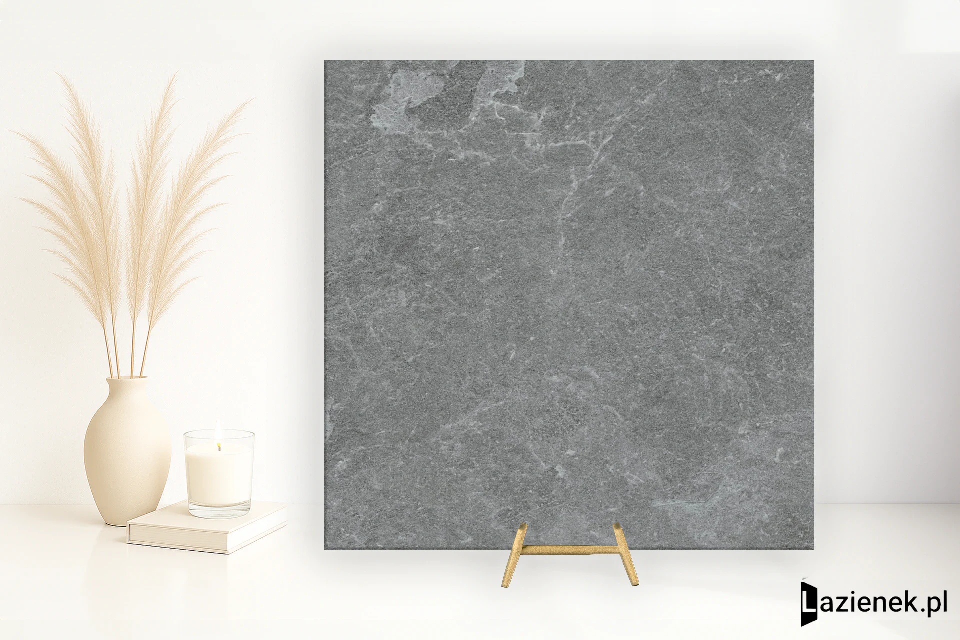 Marazzi Mystone Pietra Ligure Antracite struktura 60x60 cm MPLH - płytka rektyfikowana