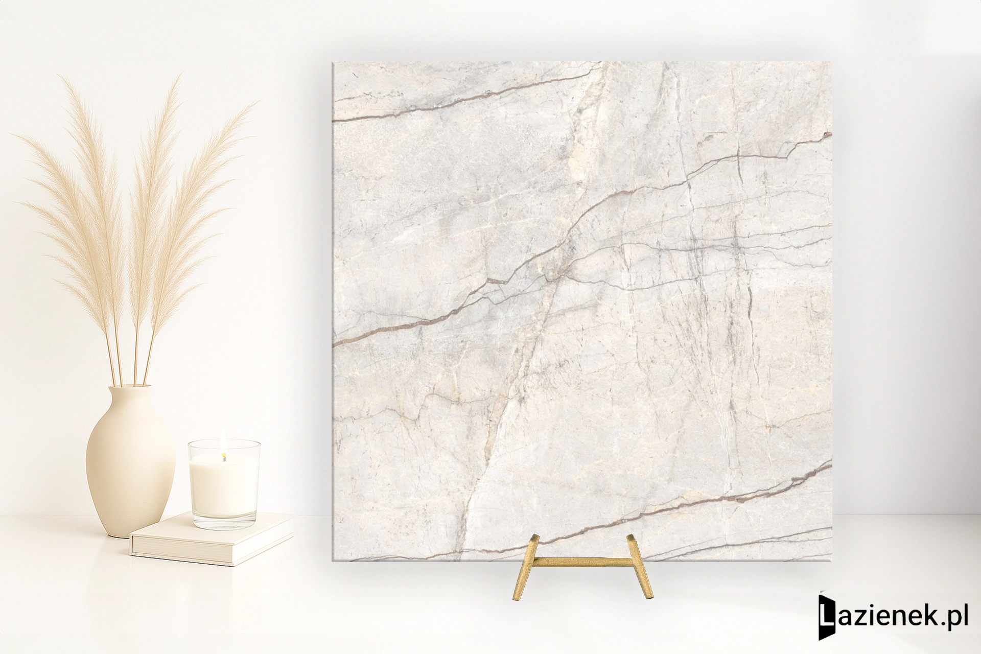 Marazzi Mystone Silver Root White mat 120x120 cm MPFL - płytka rektyfikowana