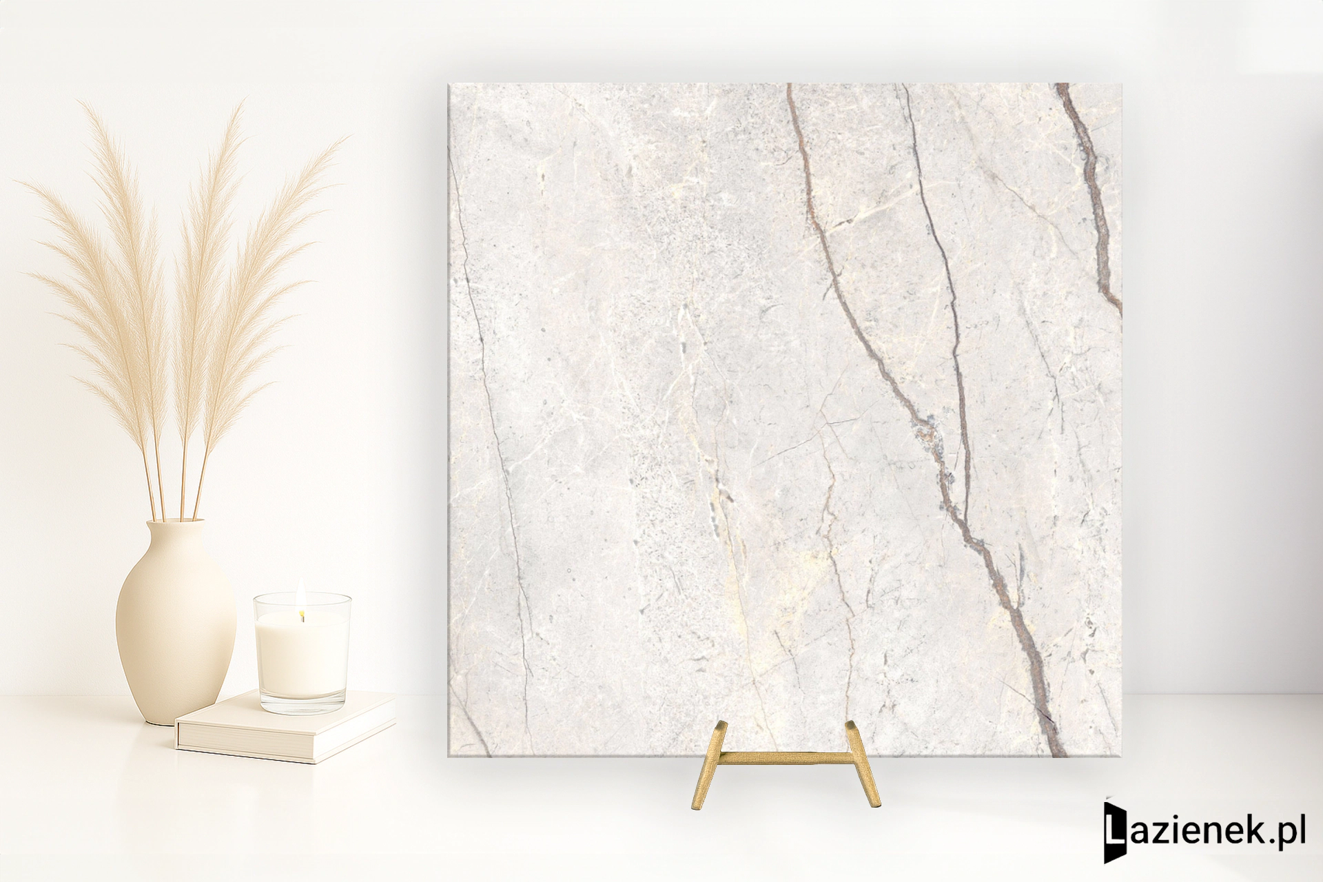 Marazzi Mystone Silver Root White mat 60x60 cm MPG0 - płytka rektyfikowana