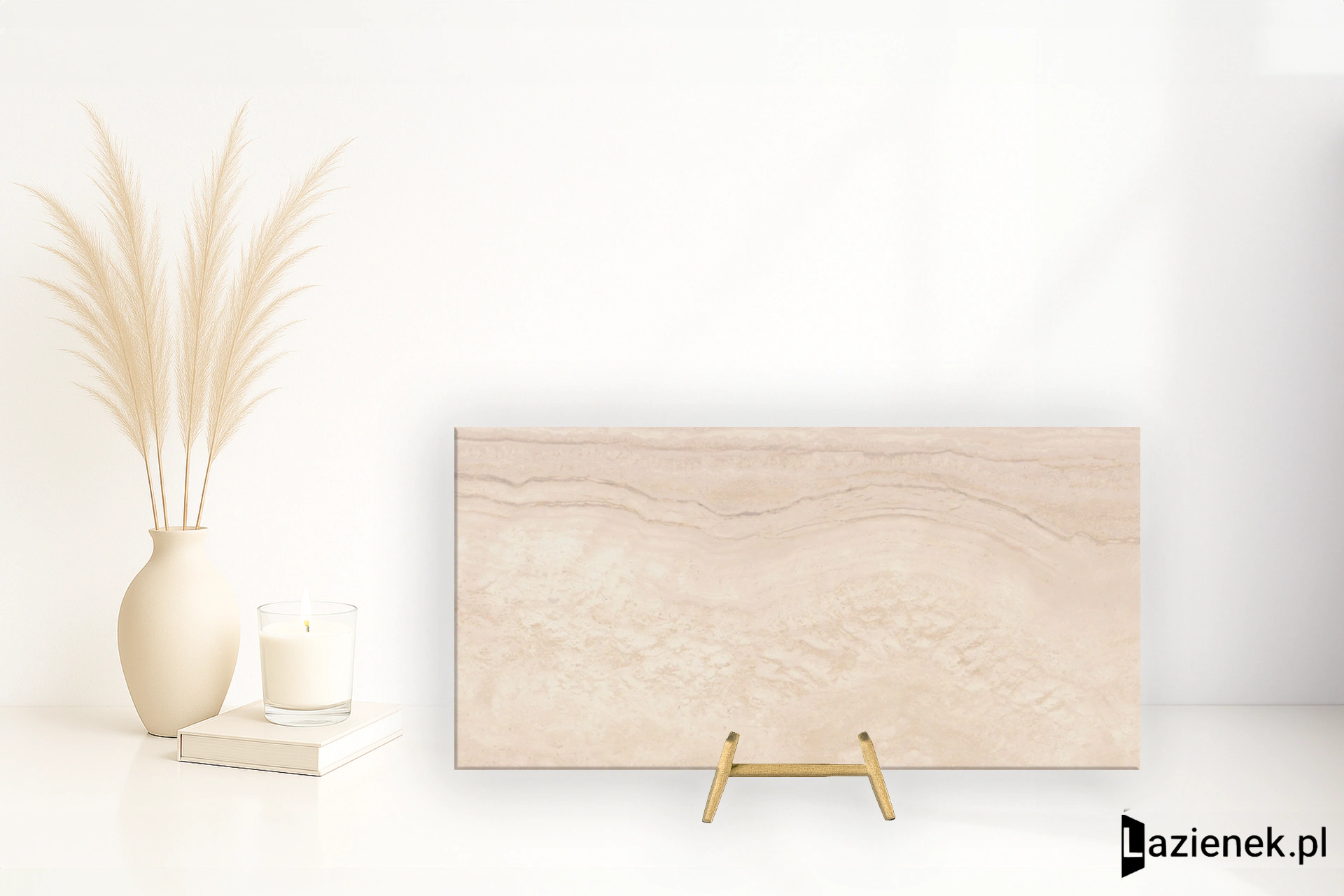 Marazzi Mystone Travertino Navona poler 30x60 cm M9GC - płytka rektyfikowana