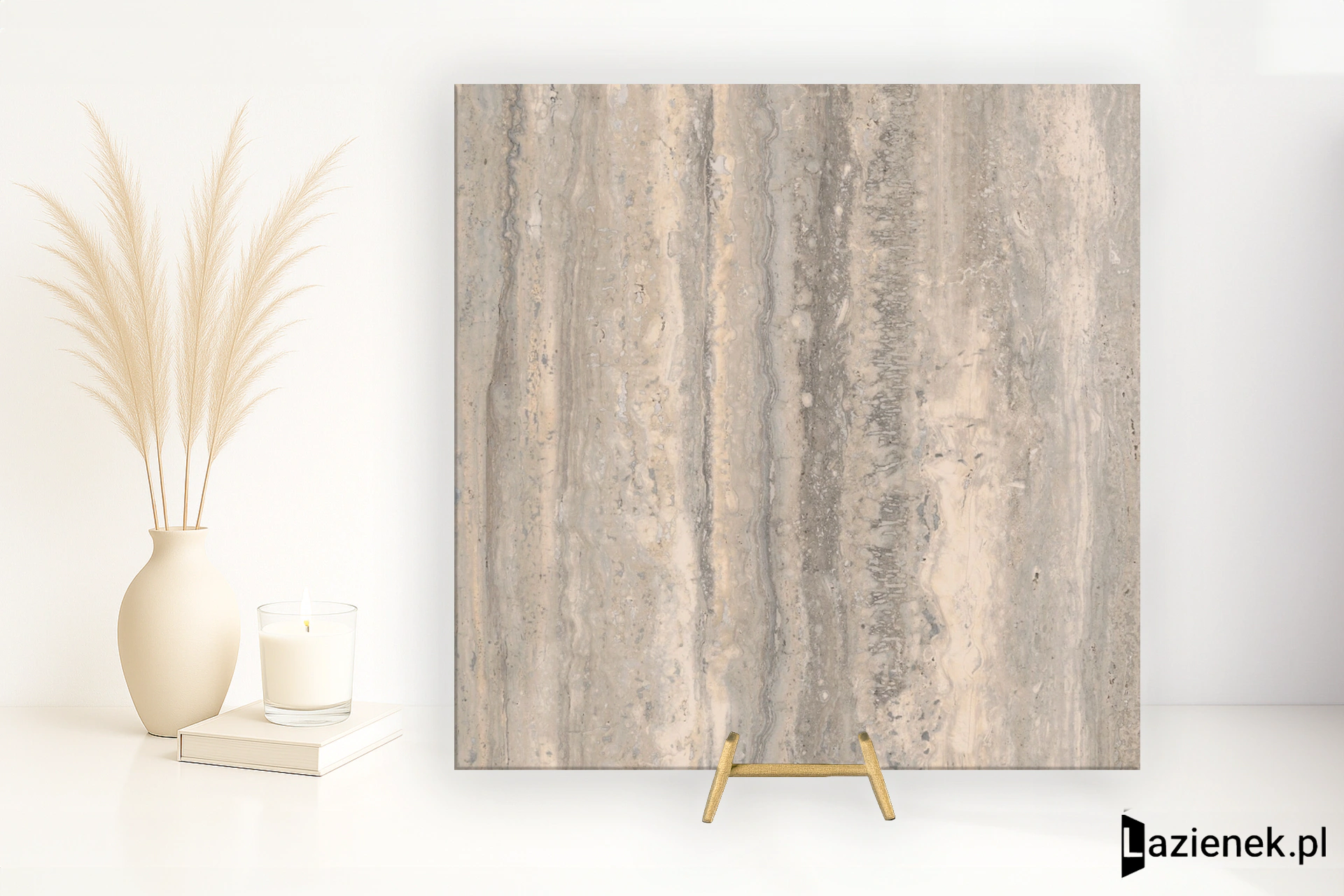 Marazzi Mystone Travertino Silver mat 60x60 cm M9G4 - płytka rektyfikowana