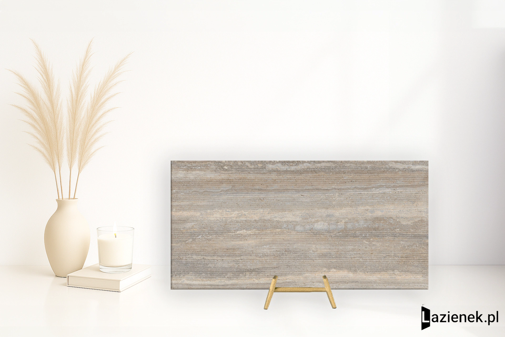 Marazzi Mystone Travertino Silver struktura 60x120 cm M9G0 - płytka rektyfikowana