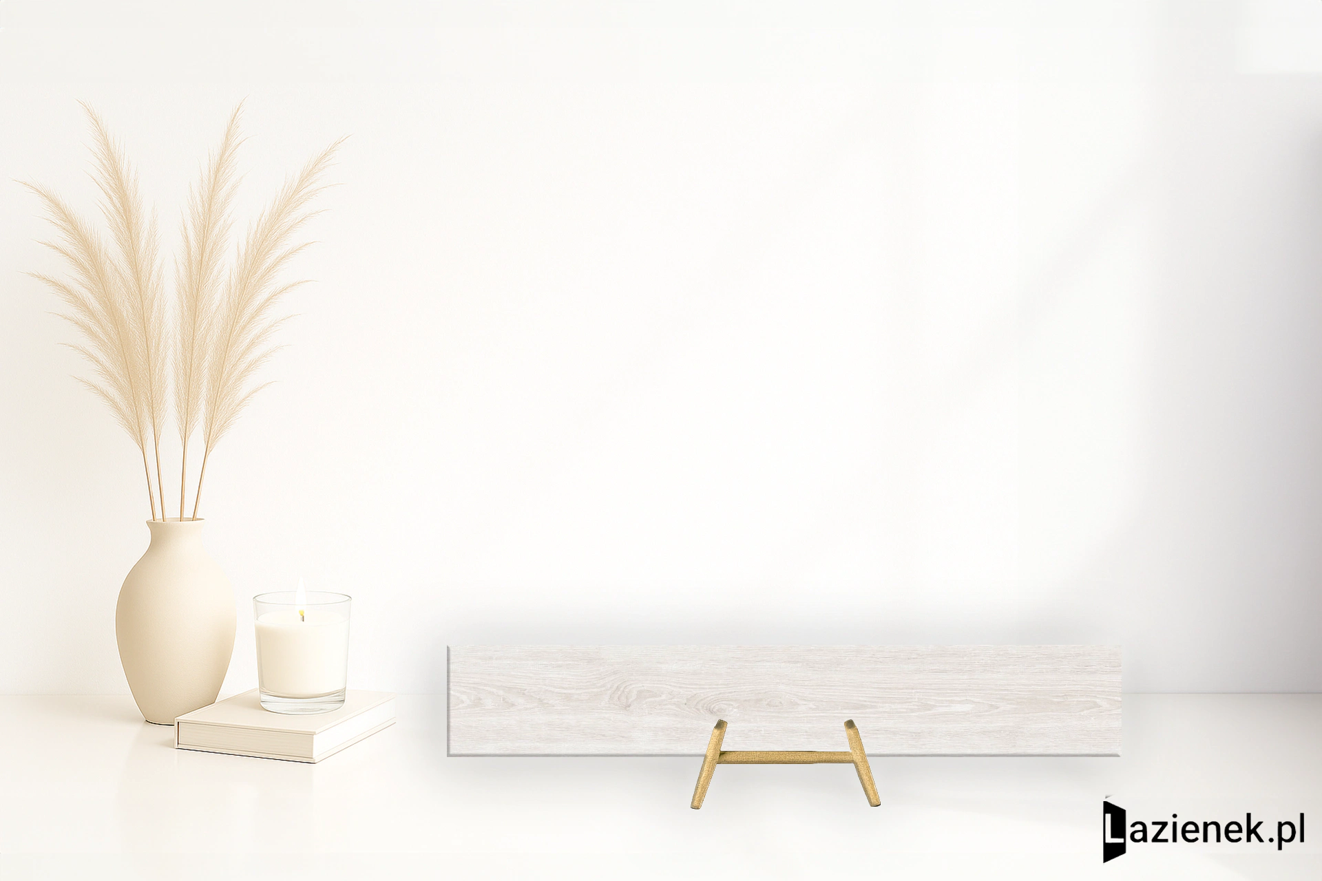 Marazzi Oltre White Grip 20x120 cm M9EE - płytka rektyfikowana