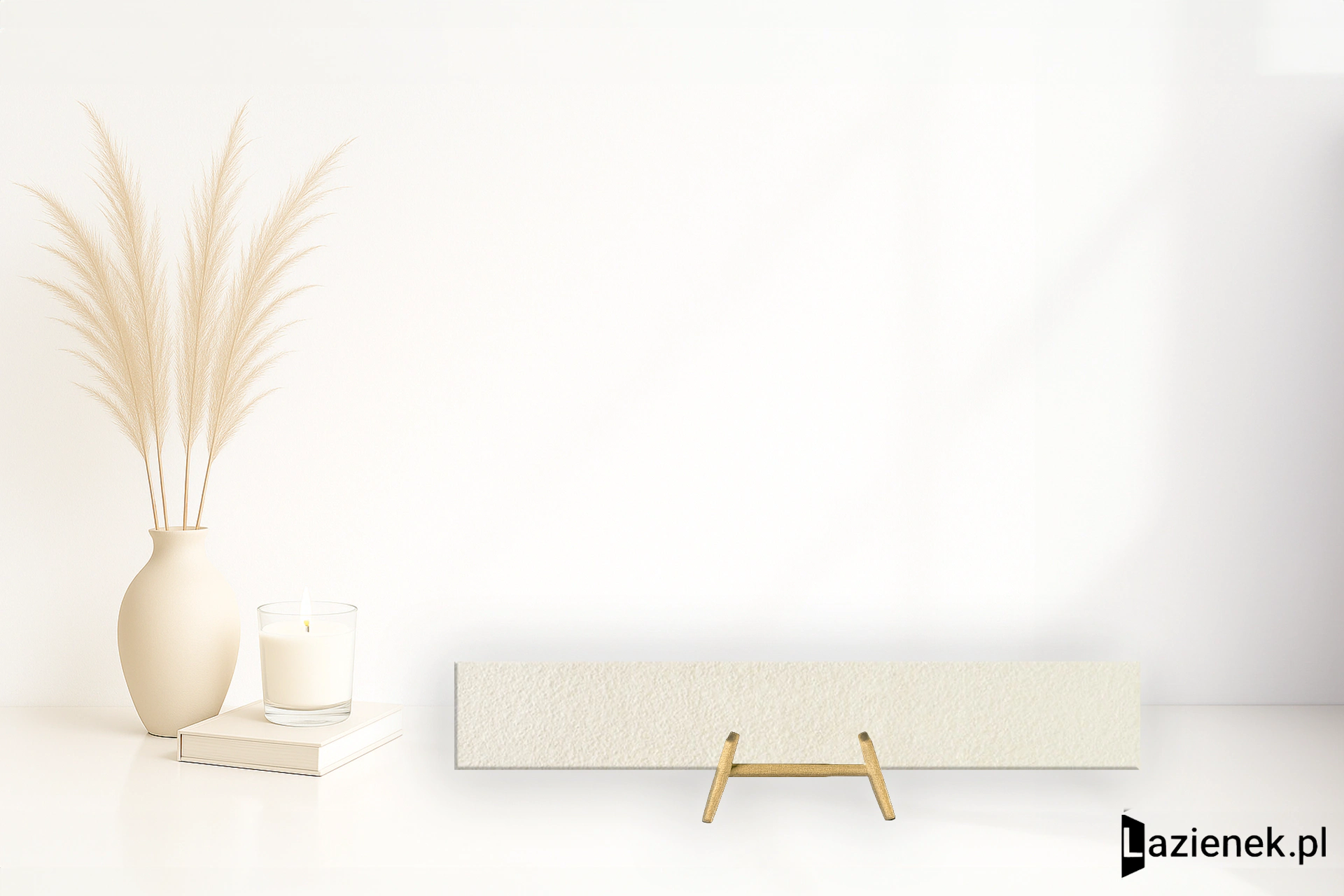 Marazzi Sistemn Bianco struktura 10x60 cm M84E - płytka rektyfikowana