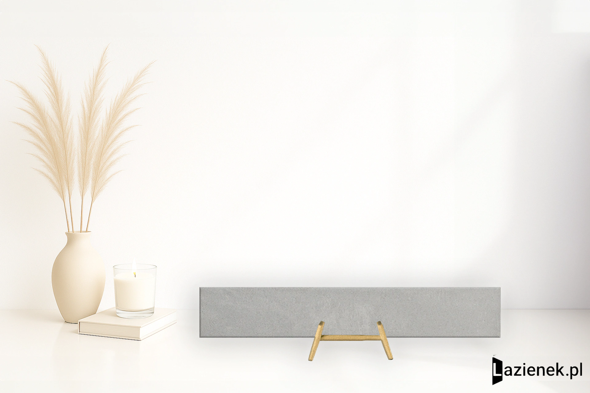 Marazzi Sistemn Grigio Medio mat 10x60 cm M9Z5 - płytka rektyfikowana