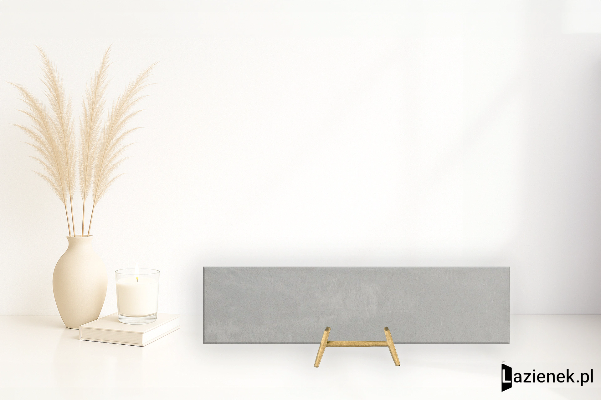 Marazzi Sistemn Grigio Medio mat 15x60 cm M9Z6 - płytka rektyfikowana