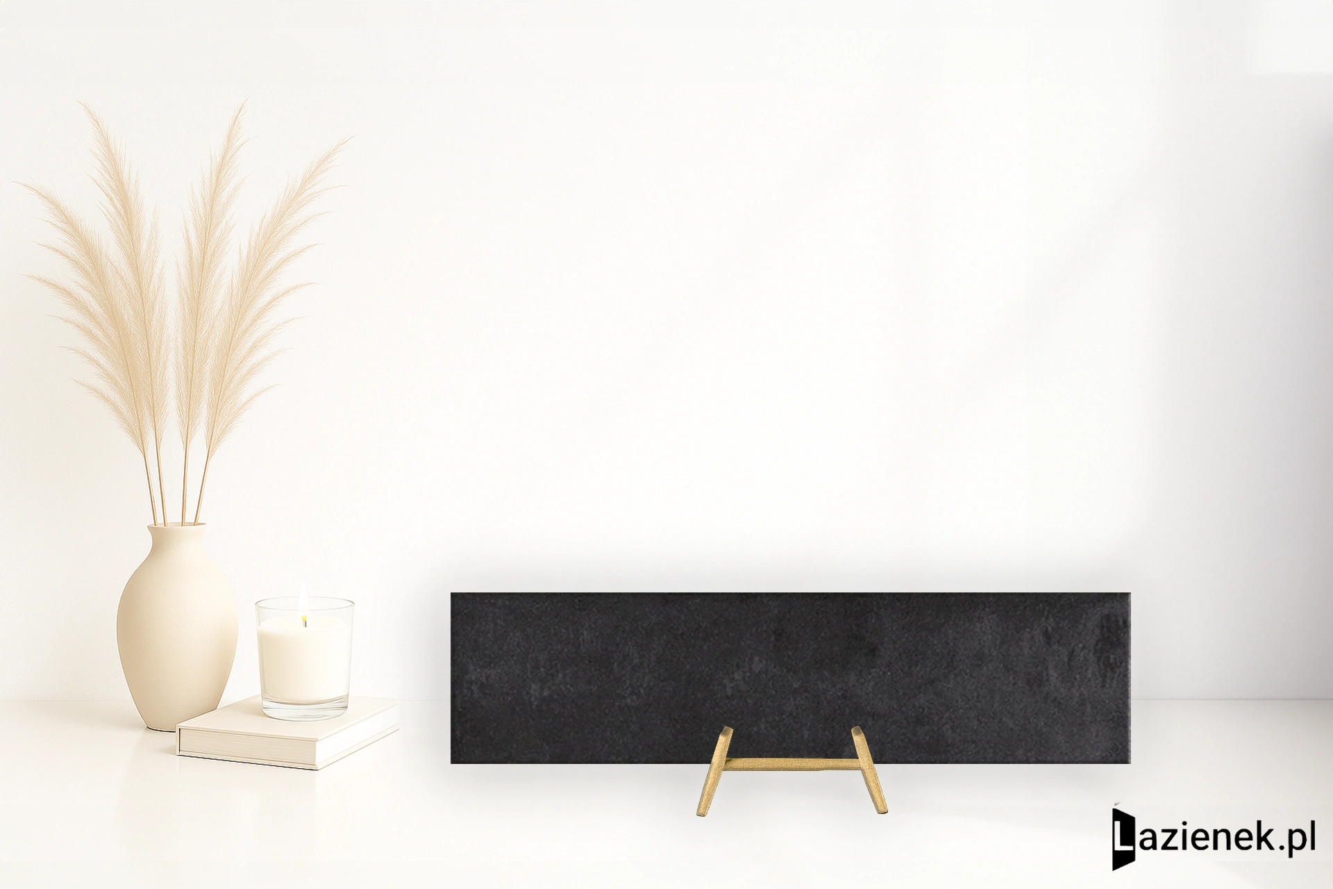 Marazzi Sistemn Nero mat 15x60 cm M84D - płytka rektyfikowana