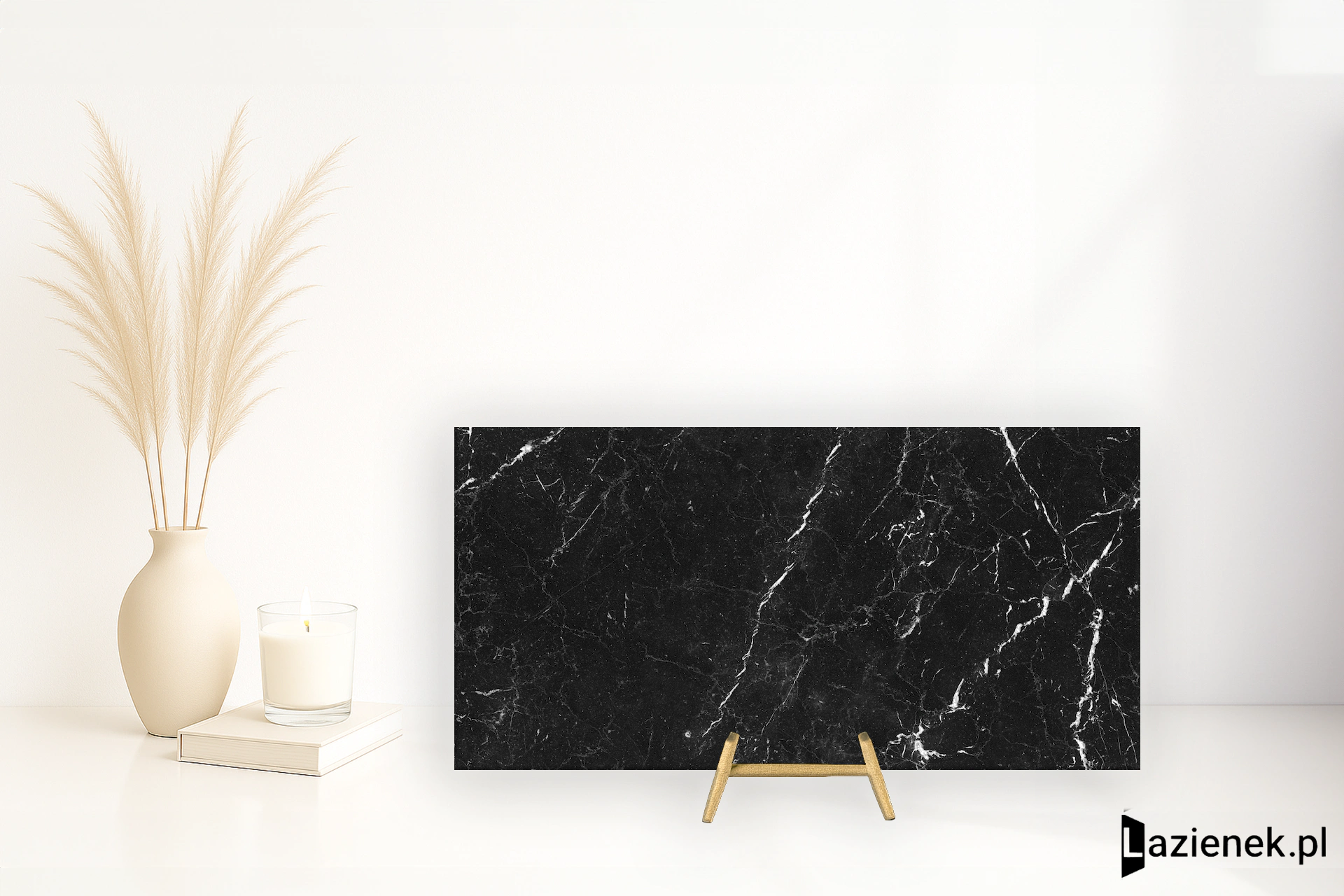 Marazzi Allmarble Elegant Black strukturalna 60x120 cm gr. 10 mm - płytka rektyfikowana/M39S