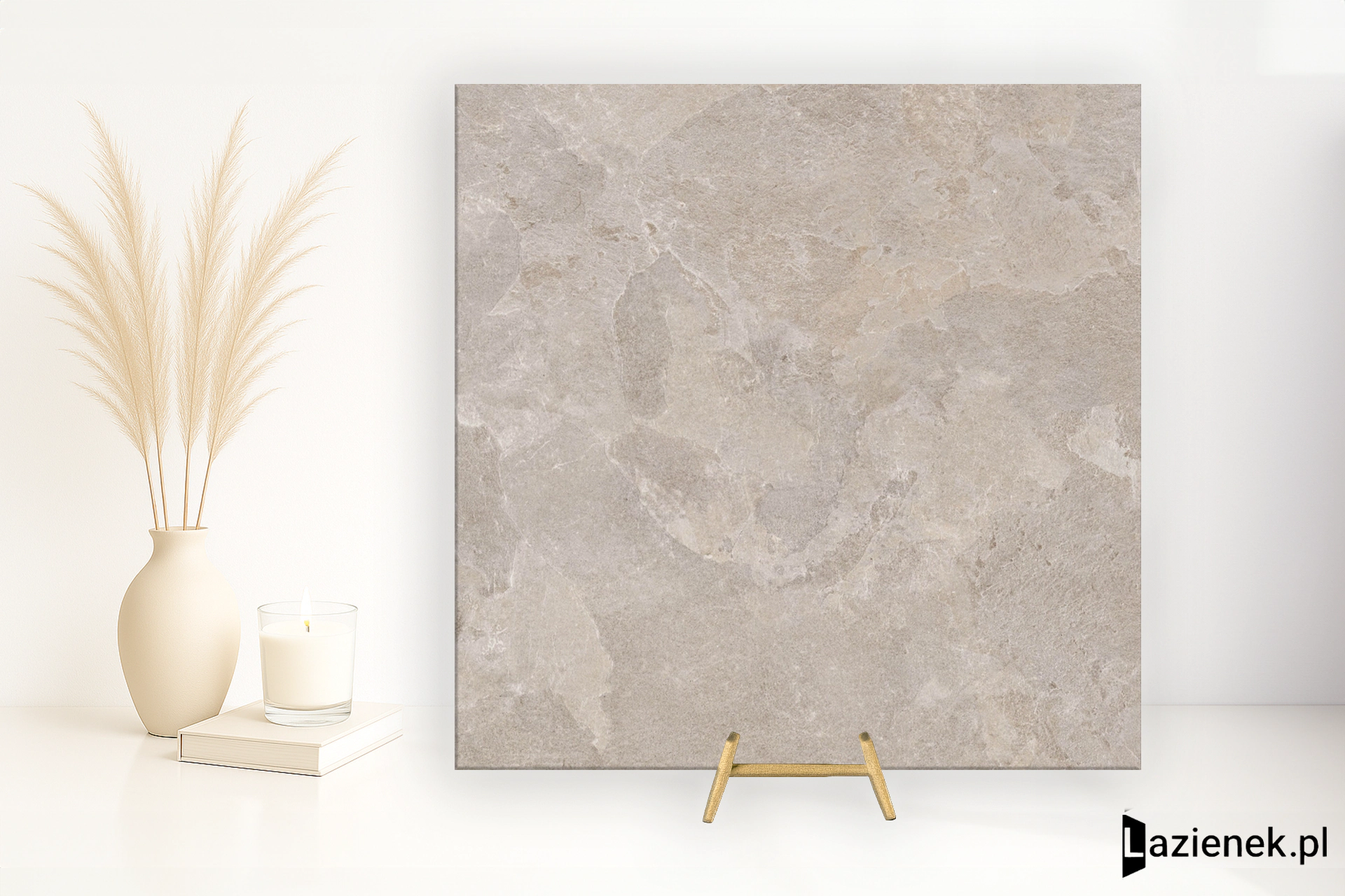 Marazzi Mystone Pietra Ligure Beige błyszcząca 120x120 cm gr. 9 mm - płytka rektyfikowana/MPJQ
