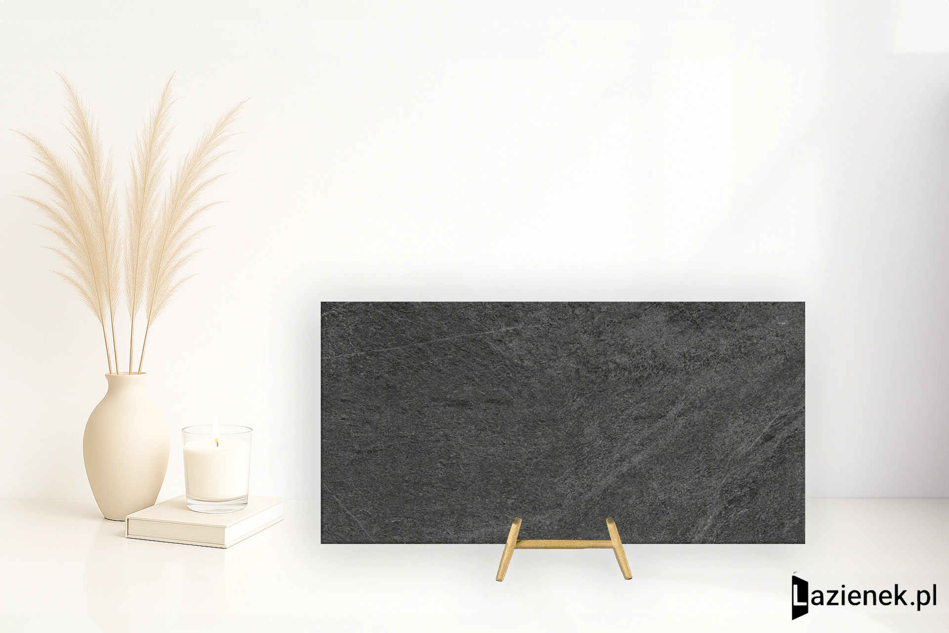 Marazzi Mystone Quarzite Black strukturalna 60x120 cm gr. 10 mm - płytka rektyfikowana/MZST