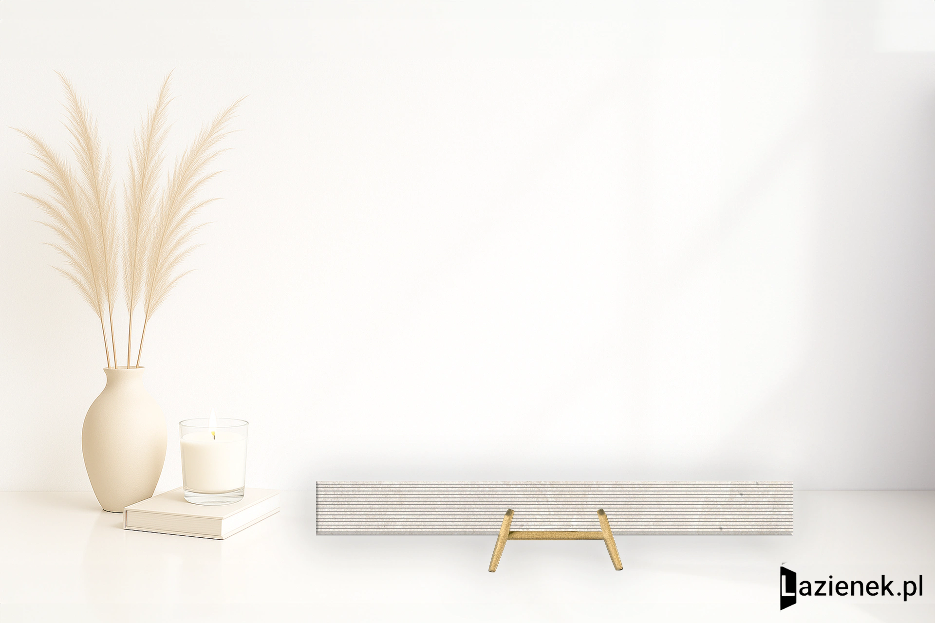 Marazzi Mystone Pietra Ligure Bianco strukturalna 13.5x120 cm gr. 9 mm - płytka rektyfikowana/MPPF