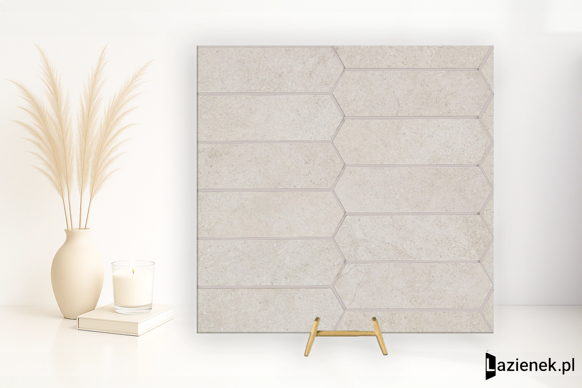 Marazzi Mystone Kashmir Bianco strukturalna 29x29 cm gr. 10 mm - płytka nierektyfikowana/MLX7
