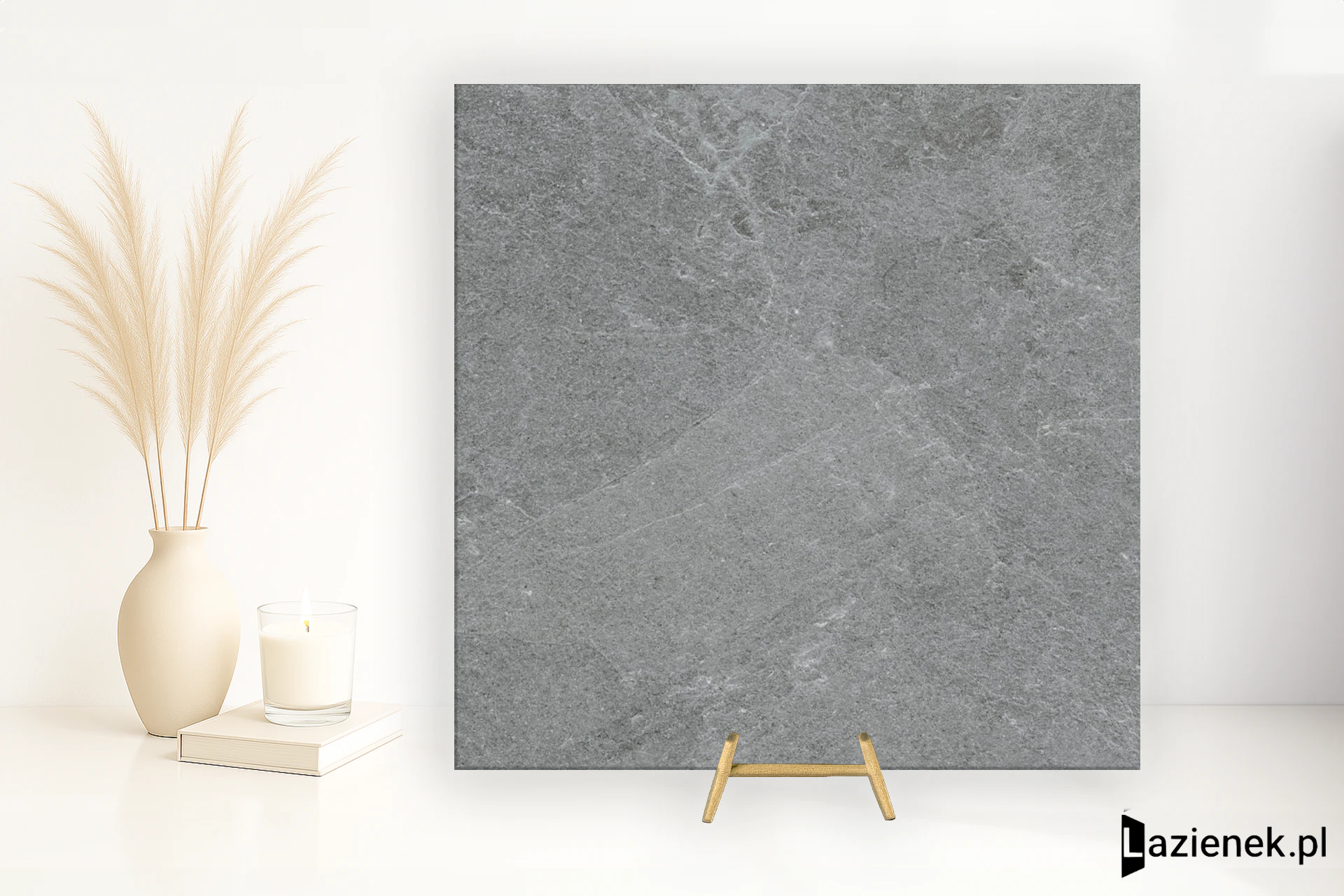 Marazzi Mystone Pietra Ligure Antracite strukturalna 60x60 cm gr. 9 mm - płytka rektyfikowana/MPK9