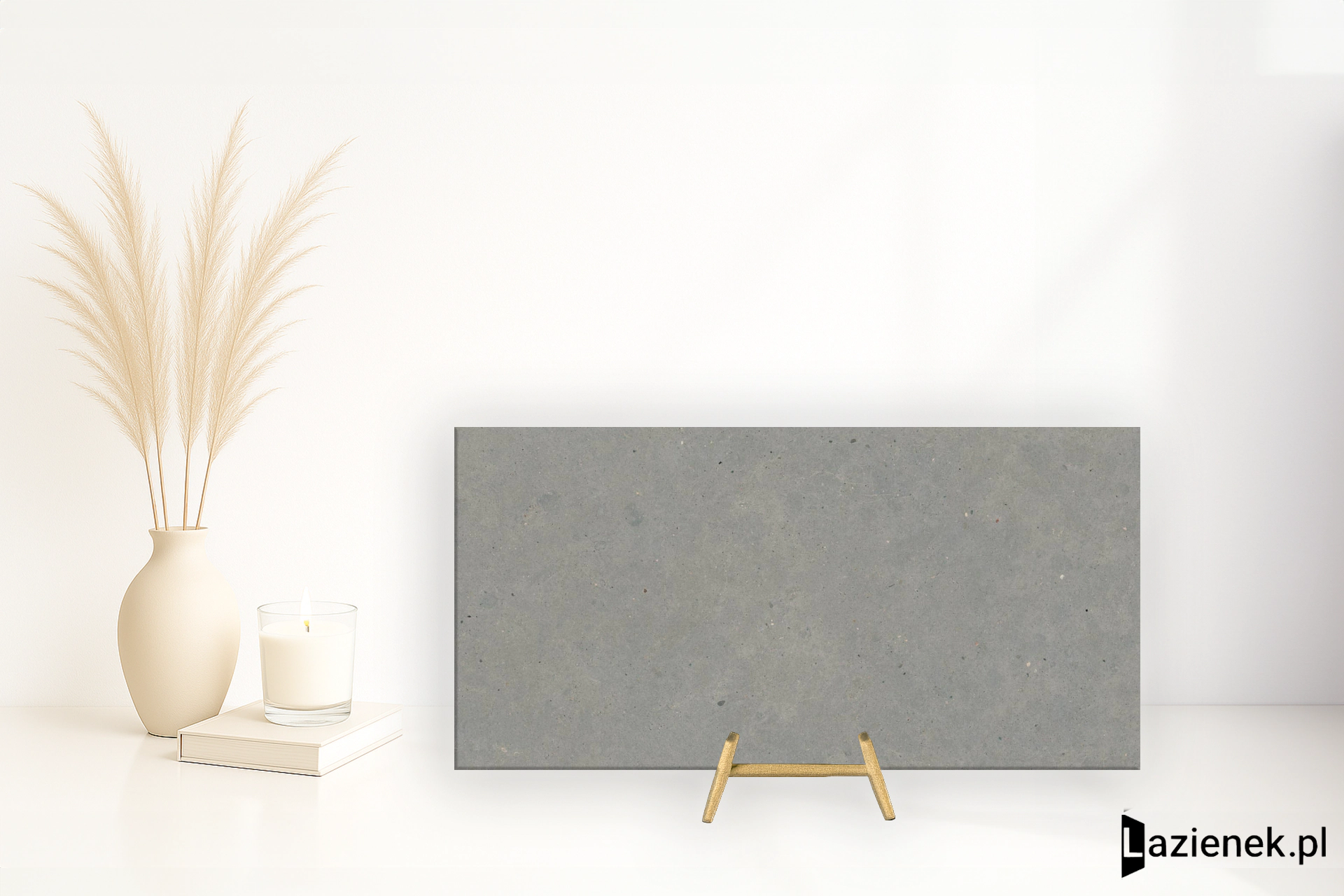 Marazzi Mystone Moon Grey błyszcząca 60x120 cm gr. 20 mm - płytka rektyfikowana/M7XS