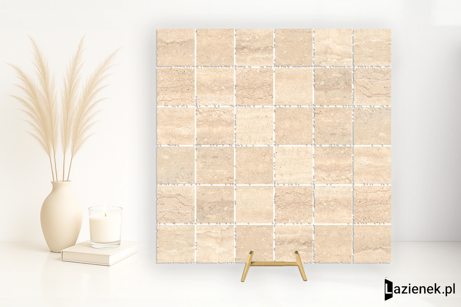 Marazzi Mystone Travertino Classic strukturalna 30x30 cm gr. 10 mm - płytka nierektyfikowana/M9NY