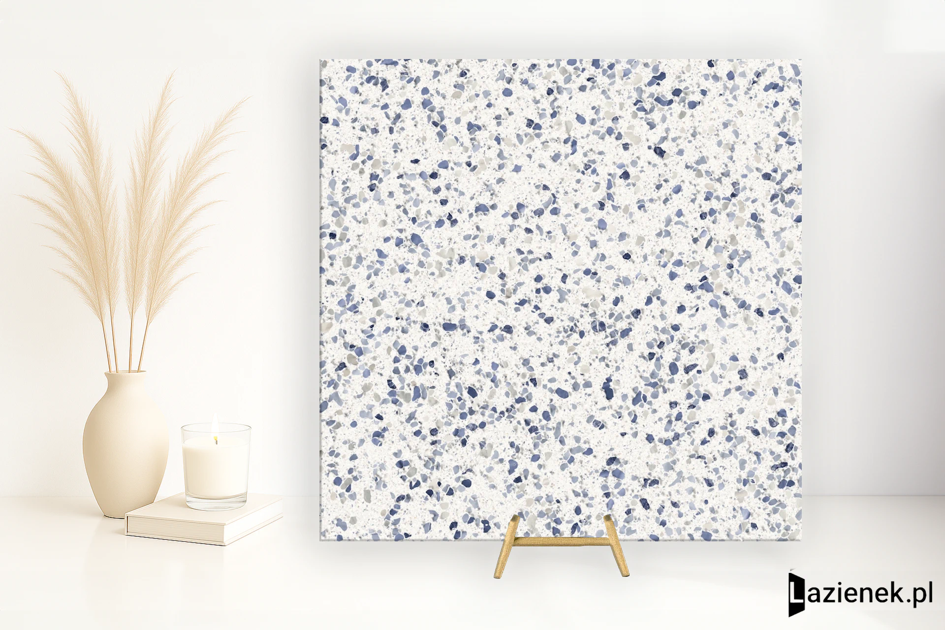 Marazzi Frammento Macro Azzurro strukturalna 60x60 cm gr. 9 mm - płytka rektyfikowana/MN1L
