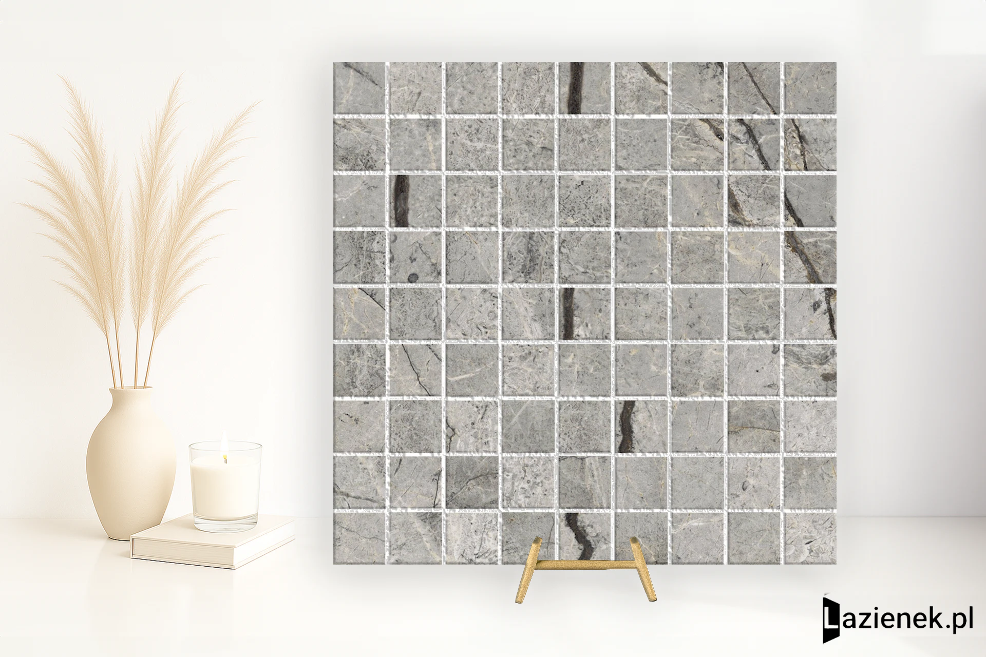 Marazzi Mystone Silver Root Grey strukturalna 30x30 cm gr. 9 mm - płytka rektyfikowana/MPNJ
