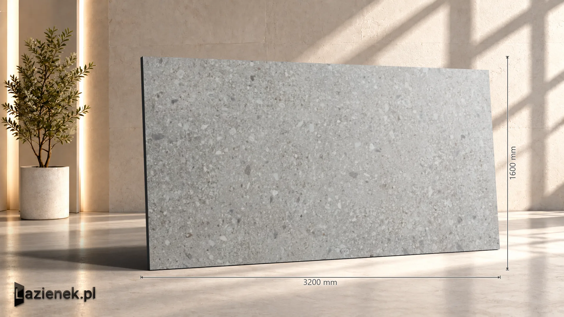 Marazzi Grande Stone Look Ceppo Di Gre Grey wzmocniona siatką - satyna 160x320 cm gr. 6 mm - płytka rektyfikowana/M38S