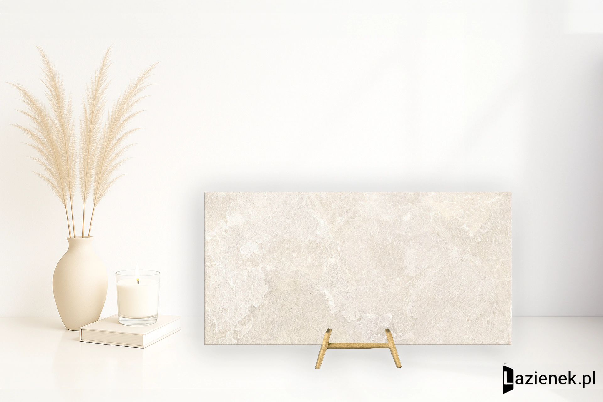 Marazzi Mystone Pietra Ligure Bianco błyszcząca 60x120 cm gr. 20 mm - płytka rektyfikowana/MPLC