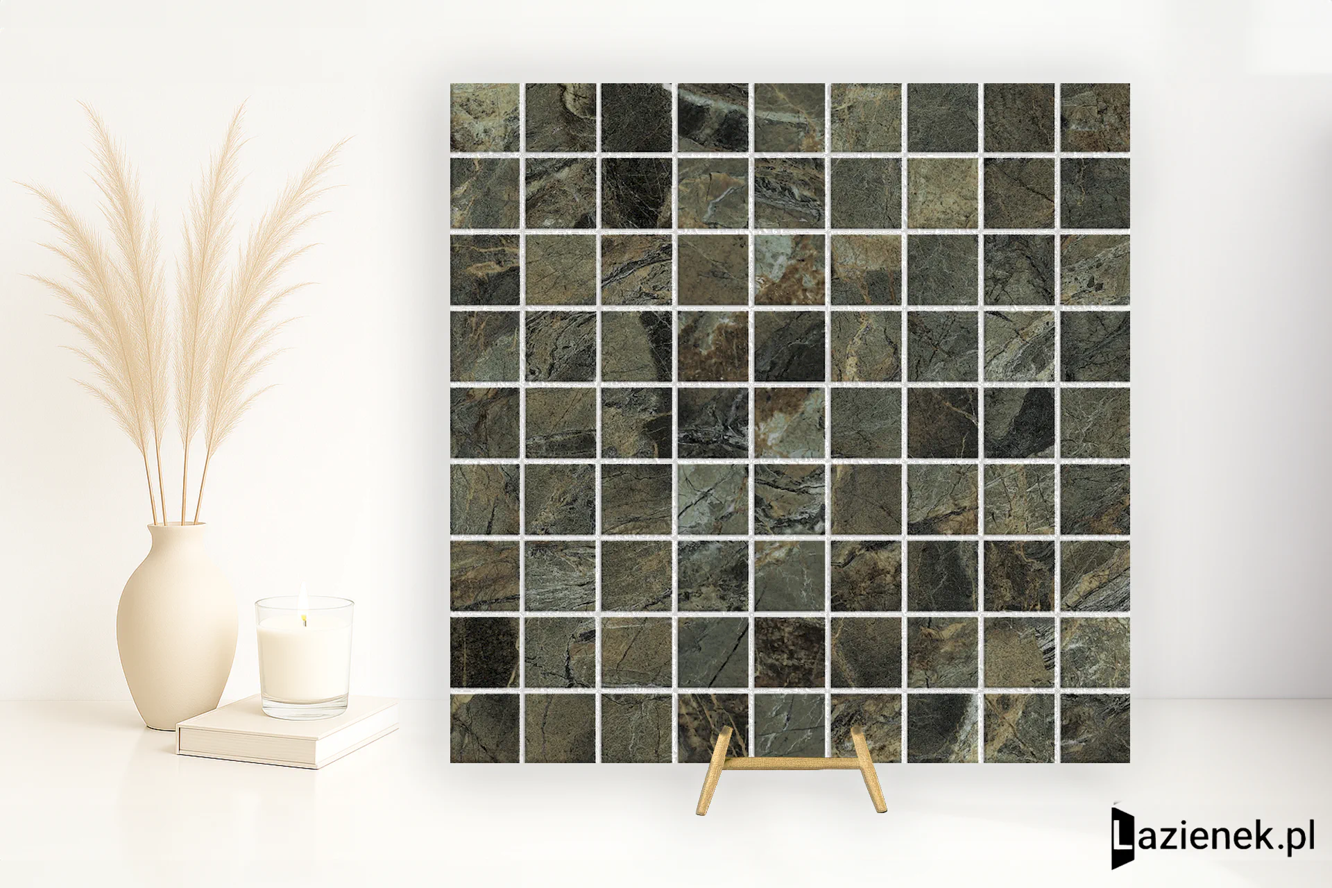 Marazzi Allmarble Verde Borgogna strukturalna 30x30 cm gr. 10 mm - płytka nierektyfikowana/MEYR