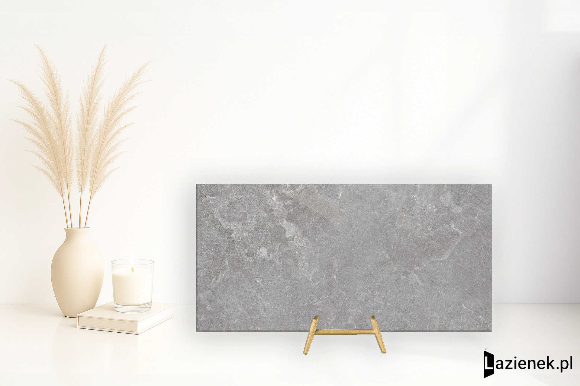Marazzi Mystone Pietra Ligure Cenere błyszcząca 60x120 cm gr. 9 mm - płytka rektyfikowana/MPK4