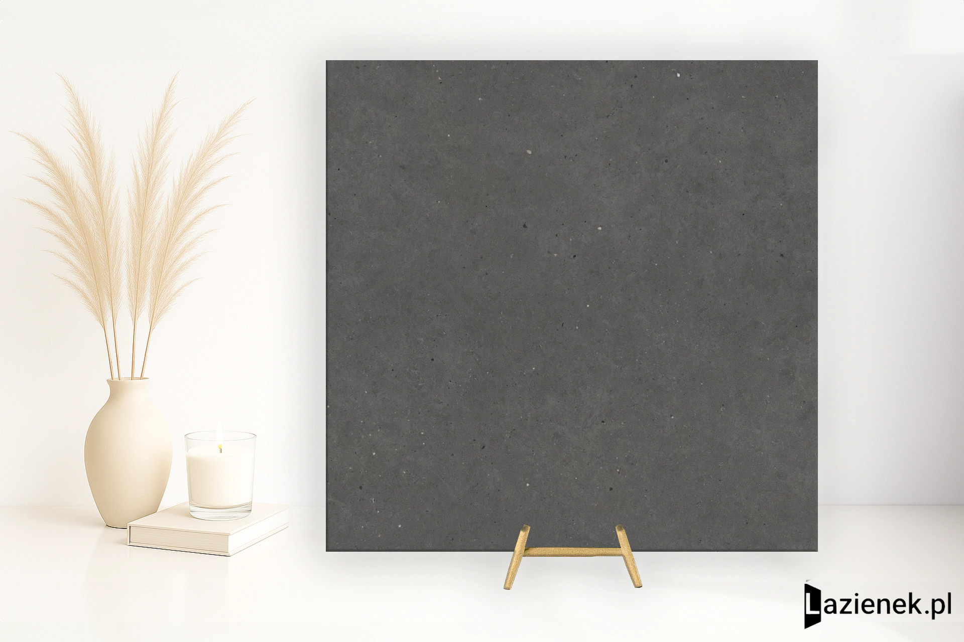Marazzi Mystone Moon Anthracite strukturalna 120x120 cm gr. 10 mm - płytka rektyfikowana/M905