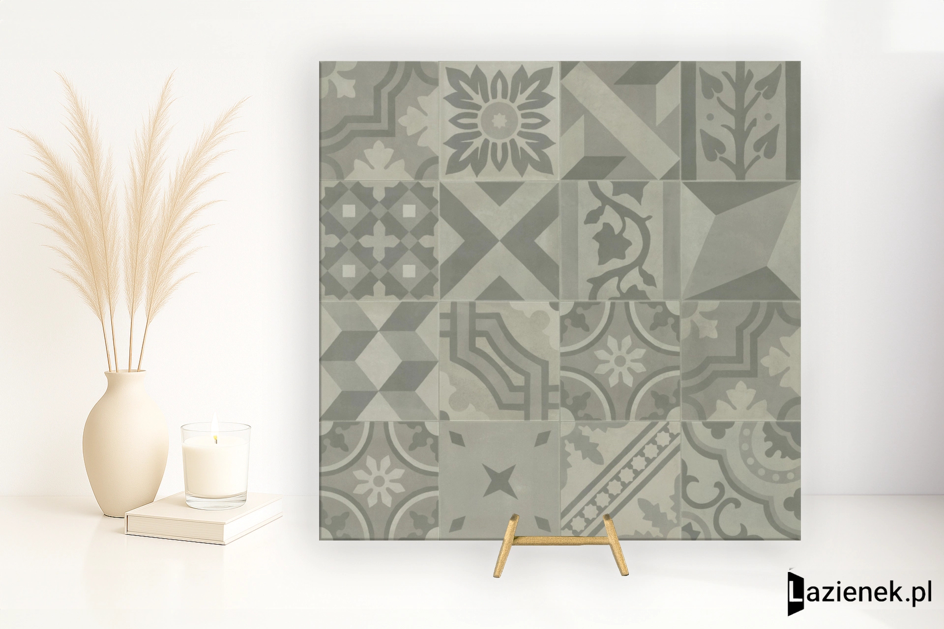 Marazzi D_Segni Blend Grigio strukturalna 20x20 cm gr. 10 mm - płytka nierektyfikowana/M60A
