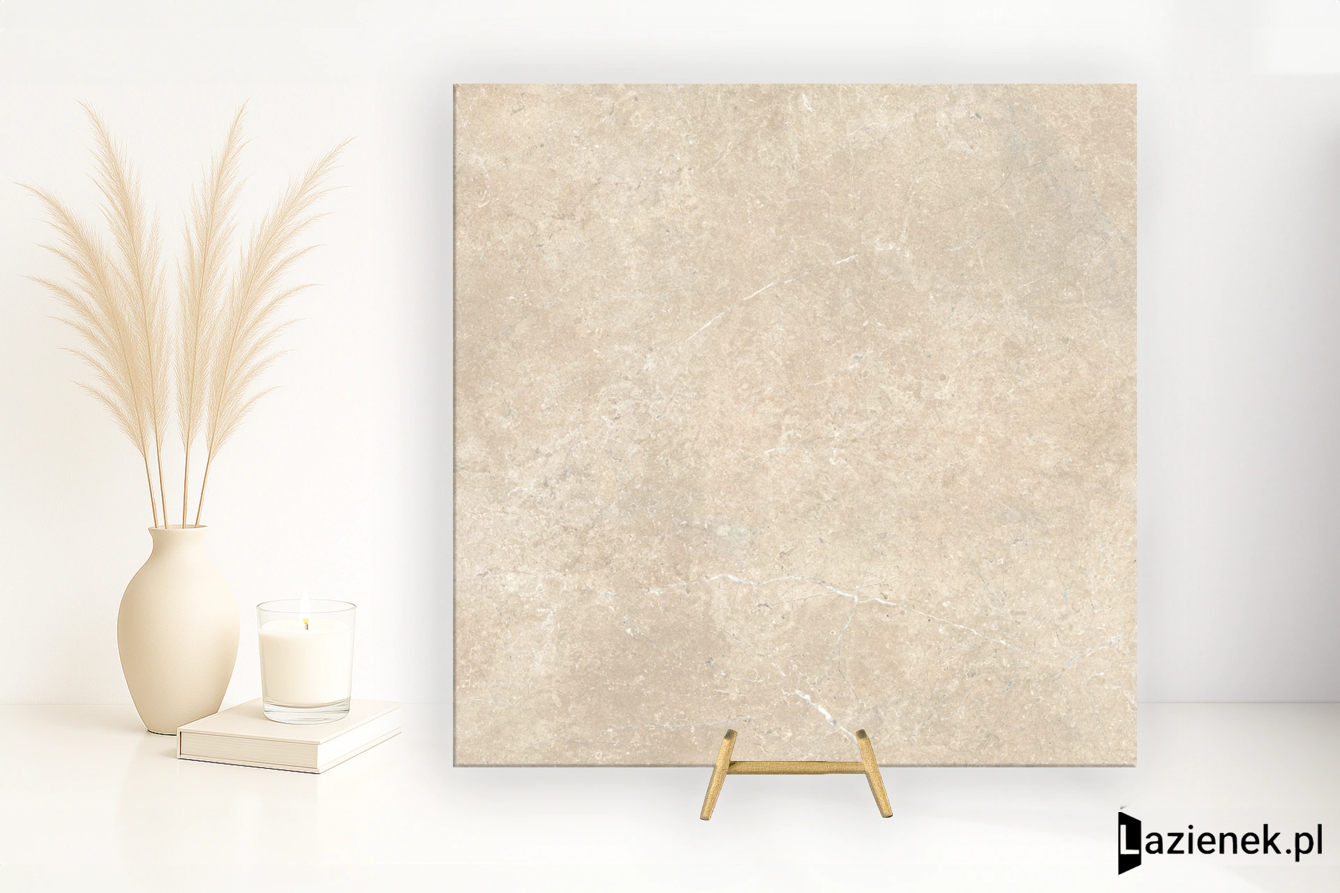 Marazzi Mystone Limestone Sand błyszcząca 120x120 cm gr. 20 mm - płytka rektyfikowana/MFH4