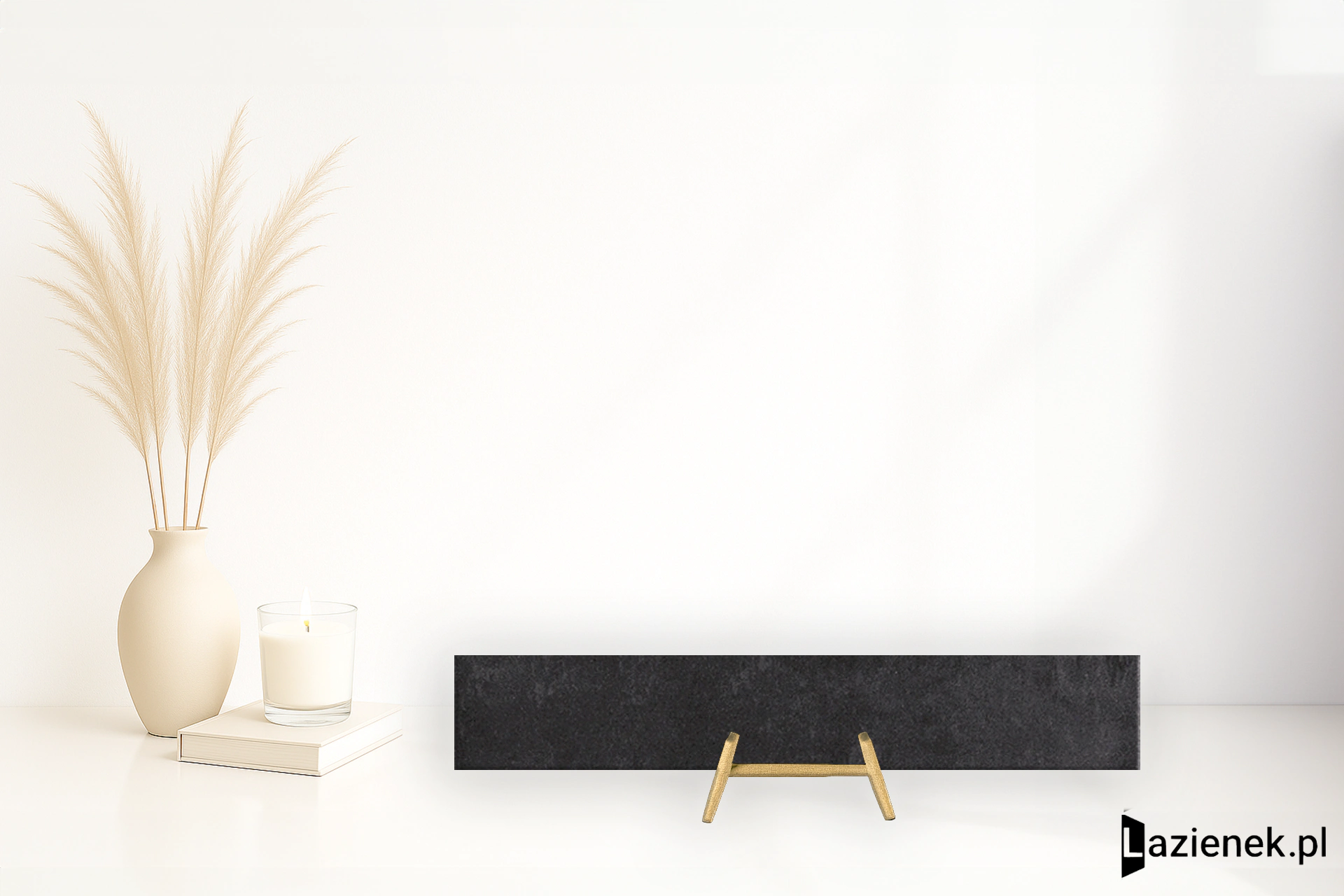 Marazzi Sistemn Nero mat 10x60 cm gr. 11 mm - płytka rektyfikowana / M837