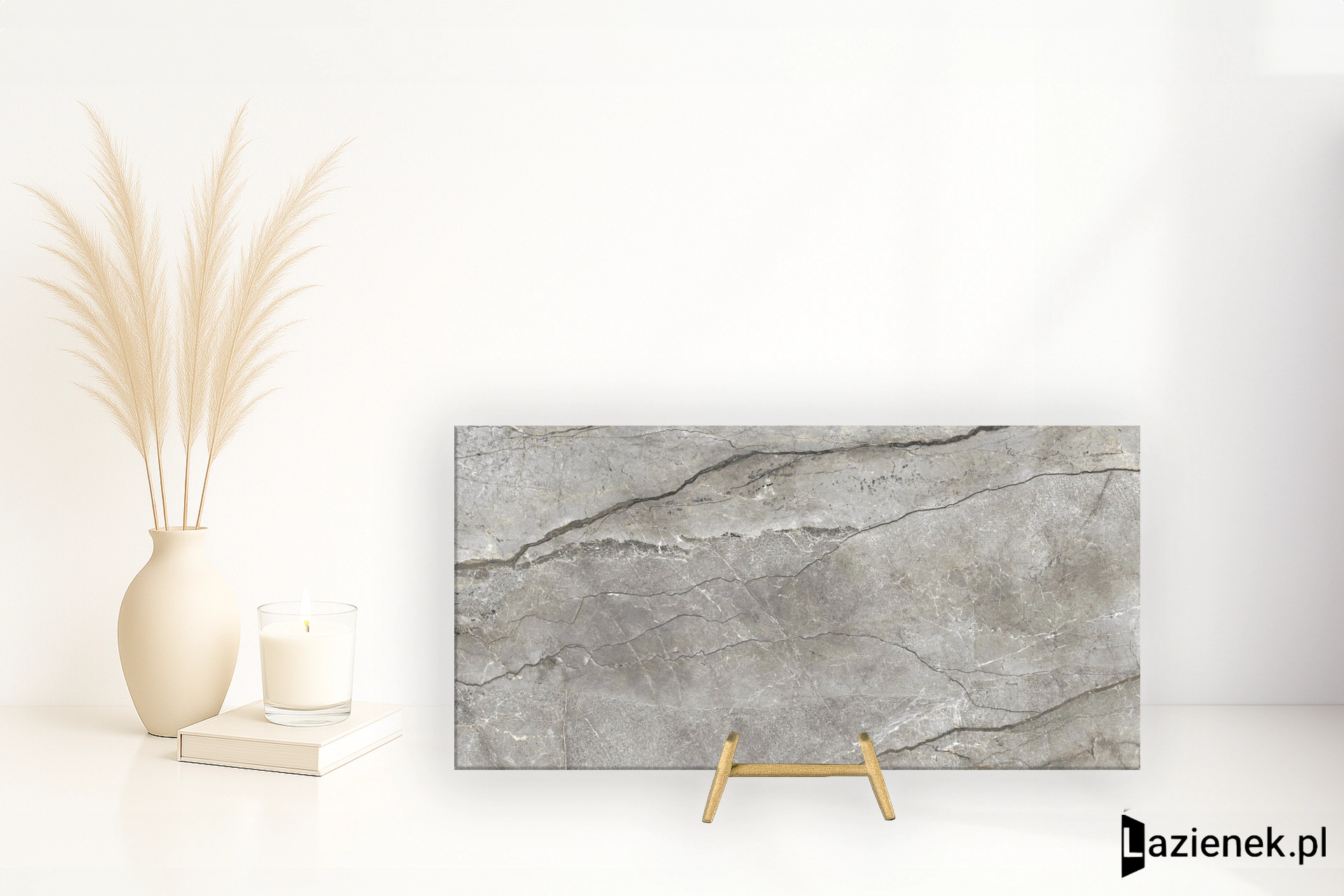 Marazzi Mystone Silver Root Grey strukturalna 90x180 cm gr. 9 mm - płytka rektyfikowana/MPFS
