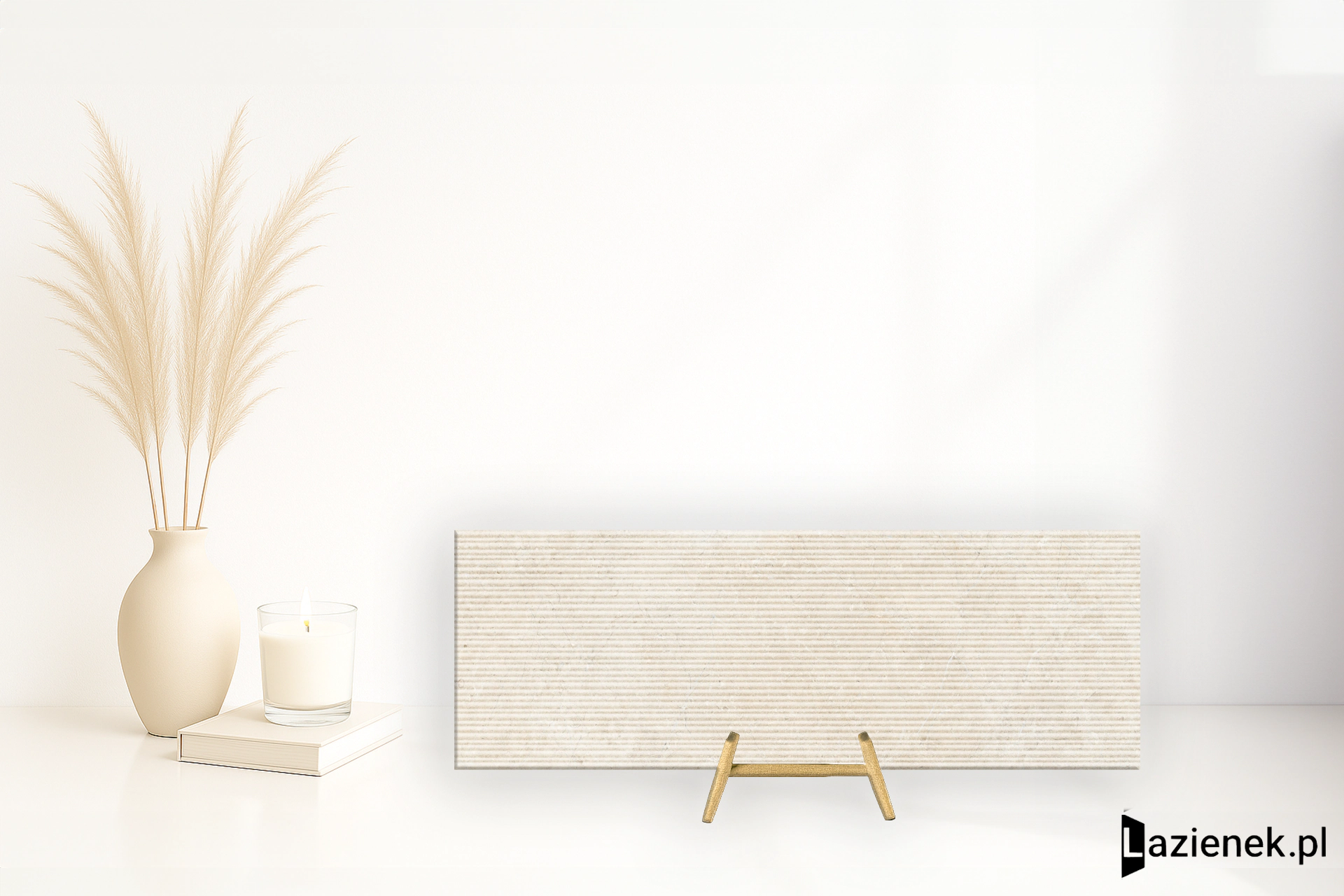 Marazzi Limestone Wall Ivory strukturalna 40x120 cm gr. 8 mm - płytka rektyfikowana/MFCH