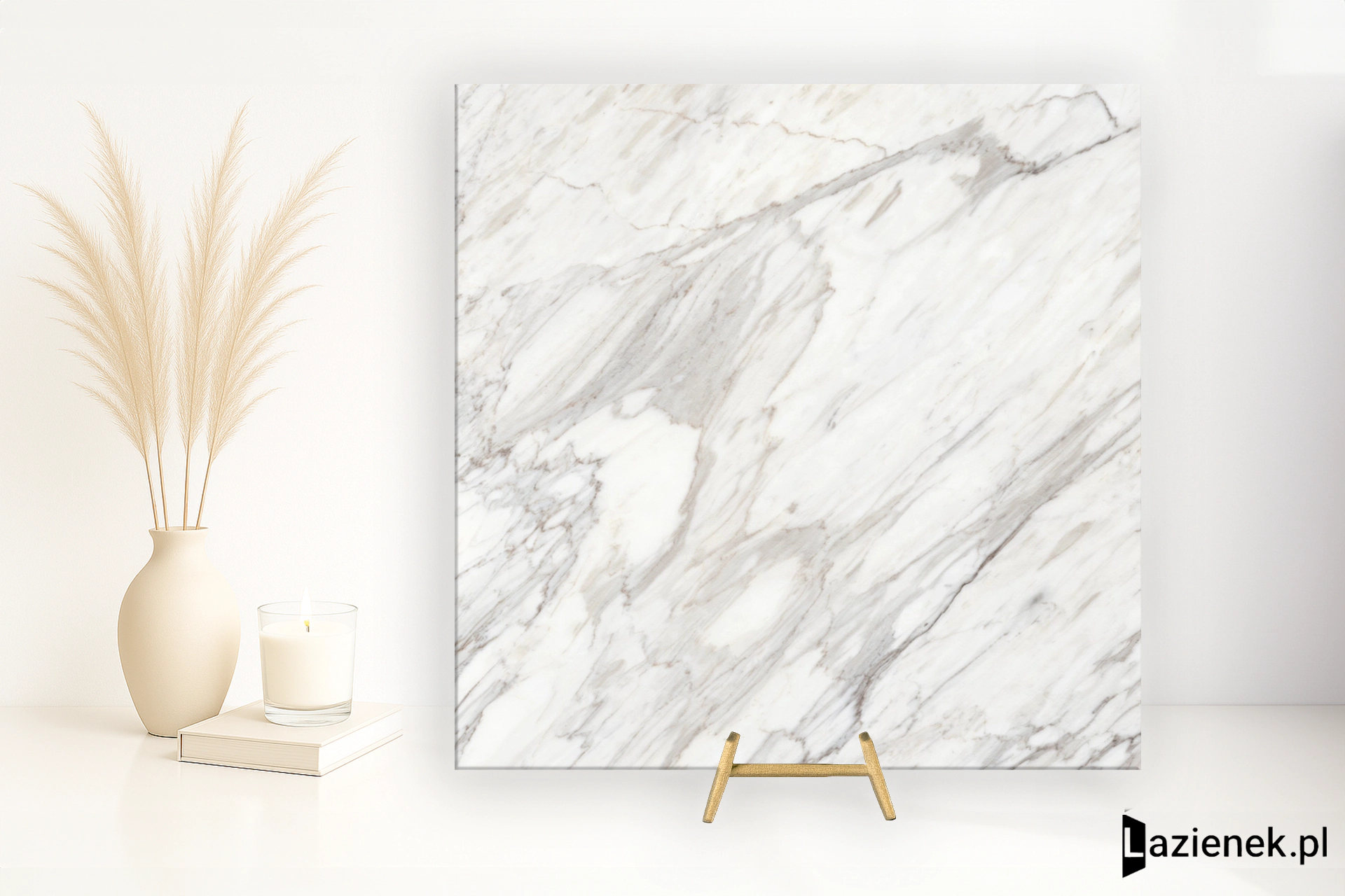 Marazzi Fabula Calacatta strukturalna 100x100 cm gr. 9 mm - płytka rektyfikowana/MME0