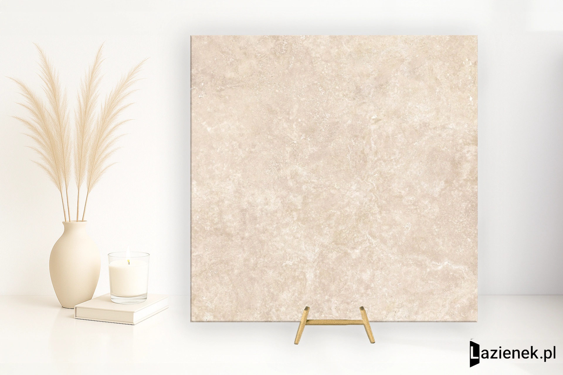 Marazzi Fabula Travertino Cross Beige strukturalna 100x100 cm gr. 9 mm - płytka rektyfikowana/MPG7