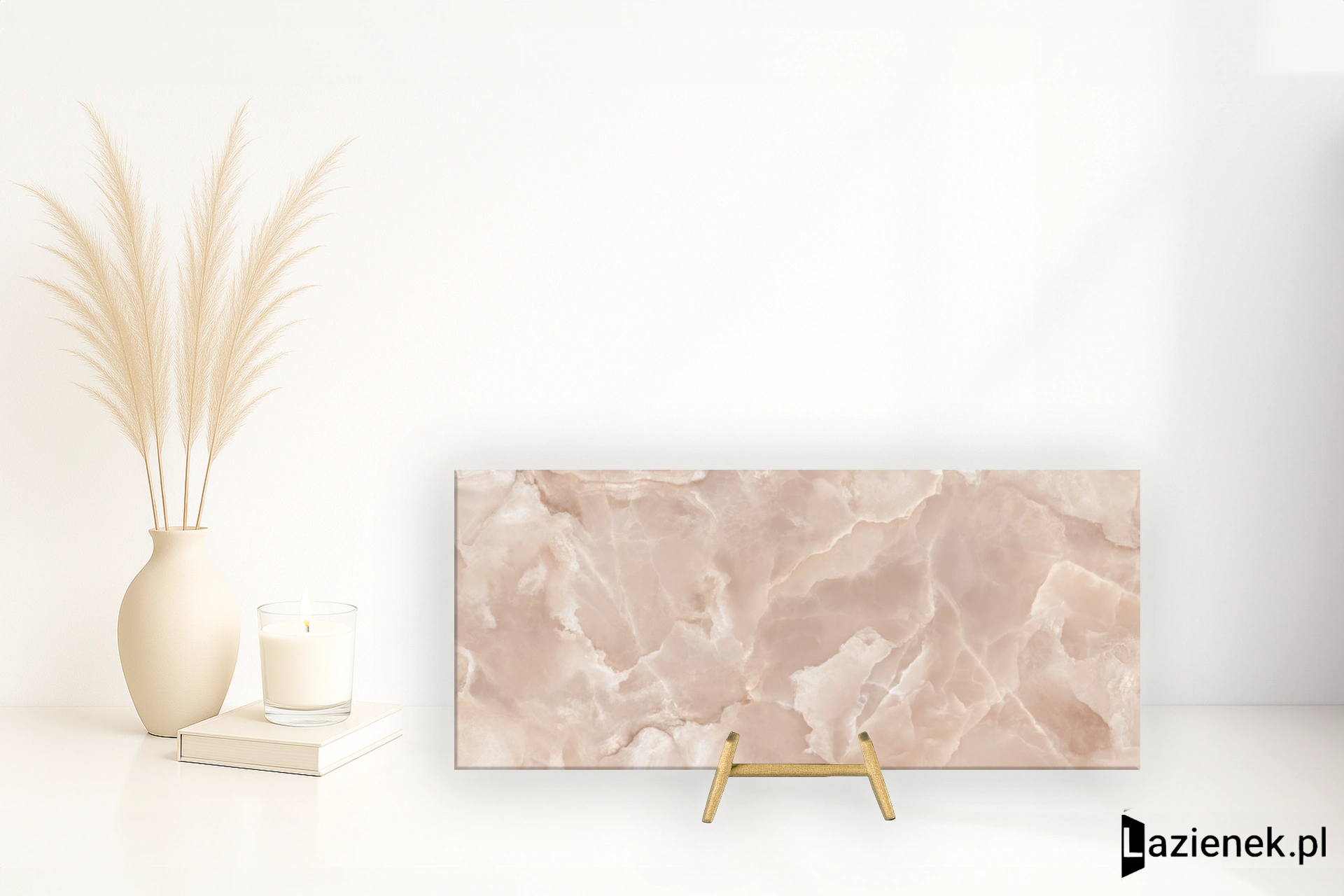 Mirage Onyce Rose błyszcząca z refleksami 120x278 cm gr. 6 mm - płytka rektyfikowana / BZY1