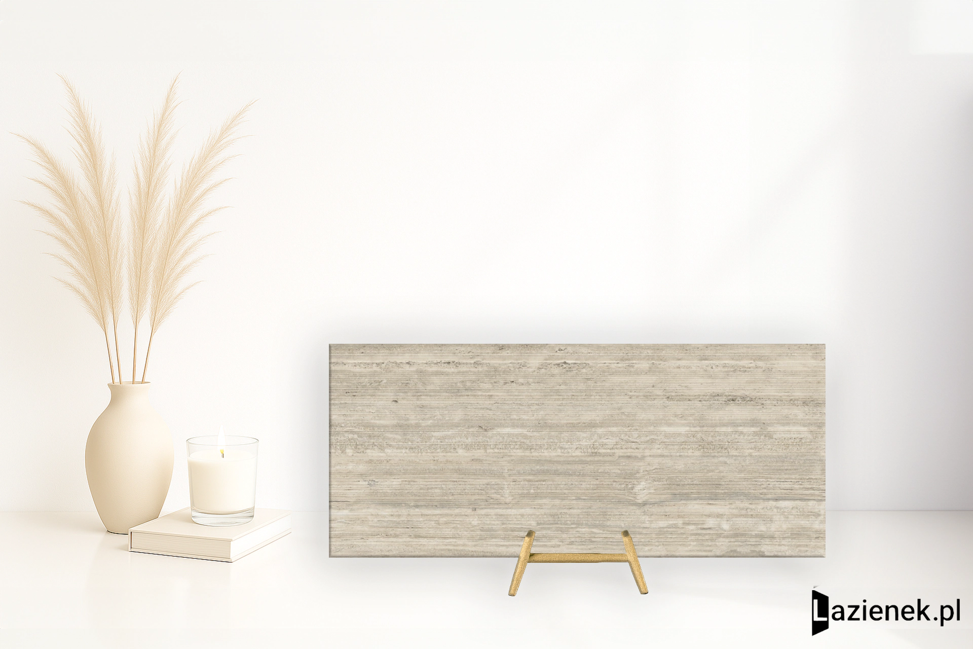 Mirage Elysian Travertino Light szczotkowana 120x278 cm gr. 6 mm - płytka rektyfikowana / BFM5