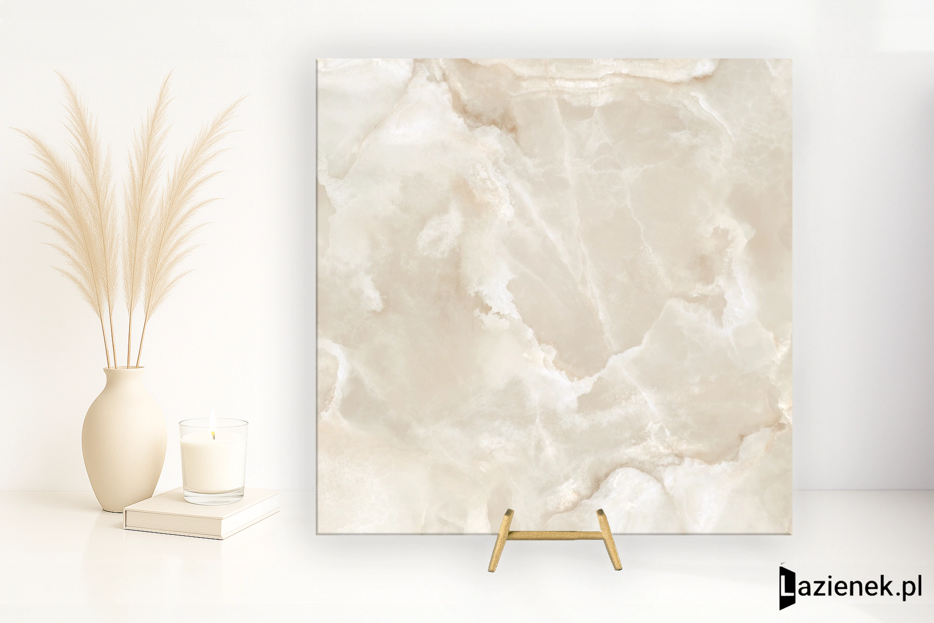 Mirage Onyce Coconut wysoki połysk 120x120 cm gr. 9 mm - płytka rektyfikowana / CAE1