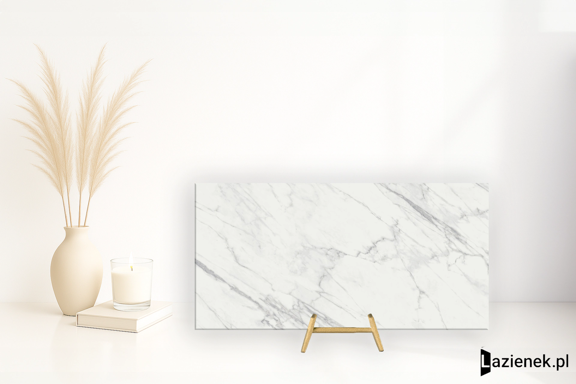 Mirage Jewels Statuario Venato B wysoki połysk 162x324 cm gr. 12 mm - płytka rektyfikowana / ACA3