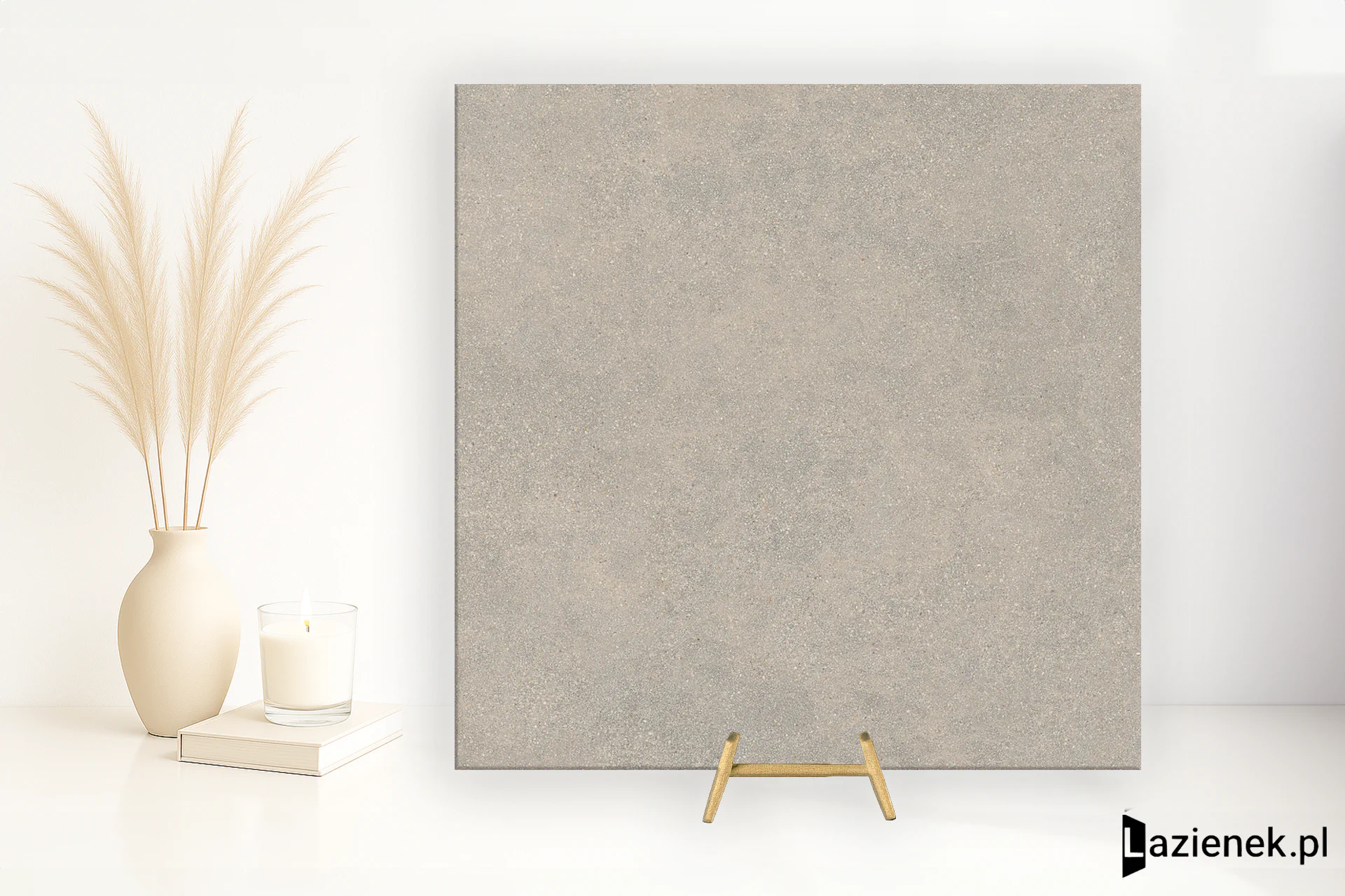 Mirage Reconcrete Liquorice szczotkowana 80x80 cm gr. 8 mm - płytka rektyfikowana / CGI9