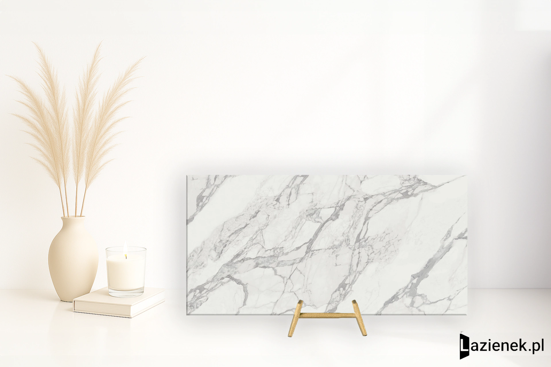 Mirage Jewels Statuario Lunensis A podklejona siatką 162x324 cm gr. 12 mm - płytka rektyfikowana / UA31