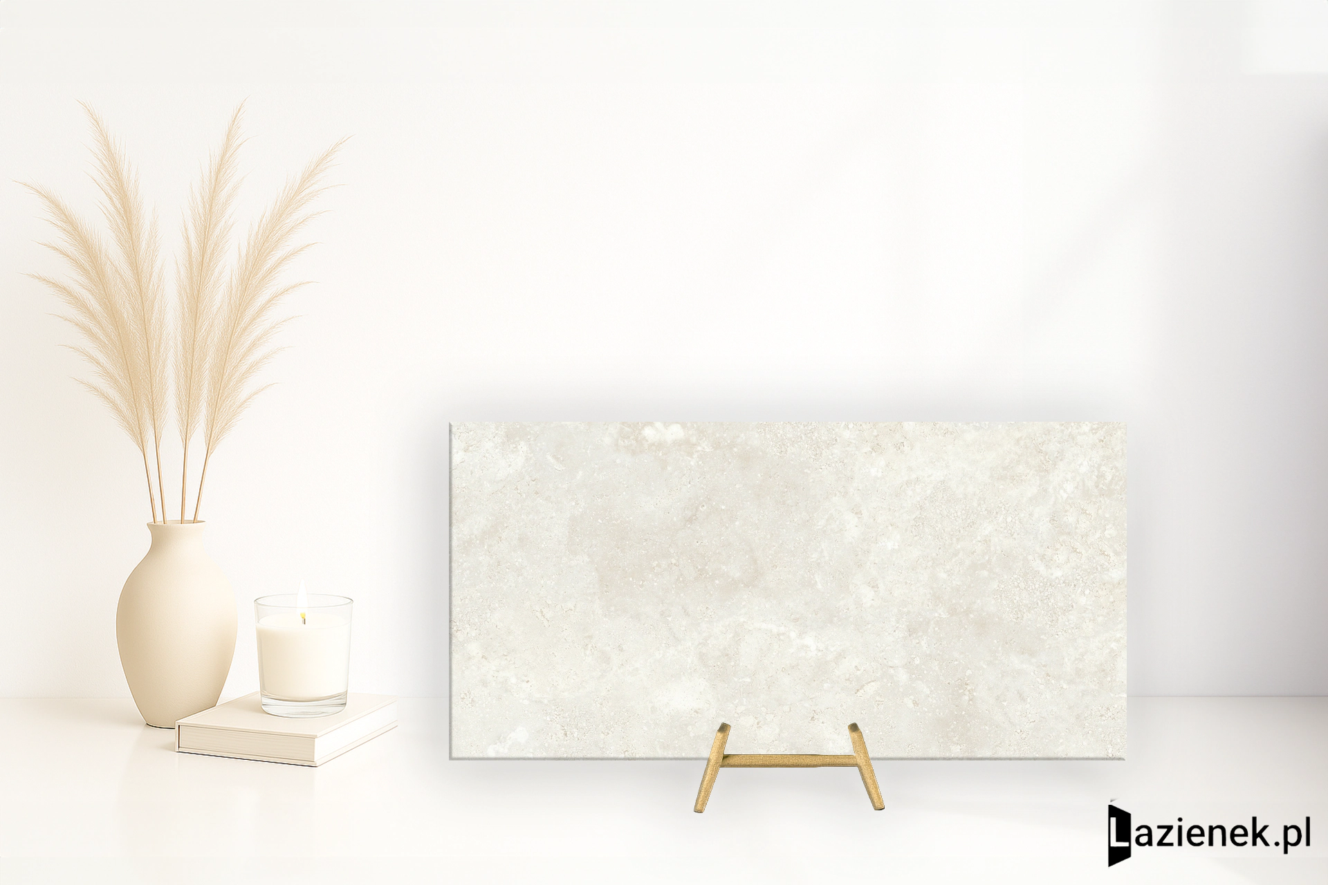 Mirage Elysian Travertini Travertino Pearly Cross szczotkowana 30x60 cm gr. 9 mm - płytka rektyfikowana / BUO0